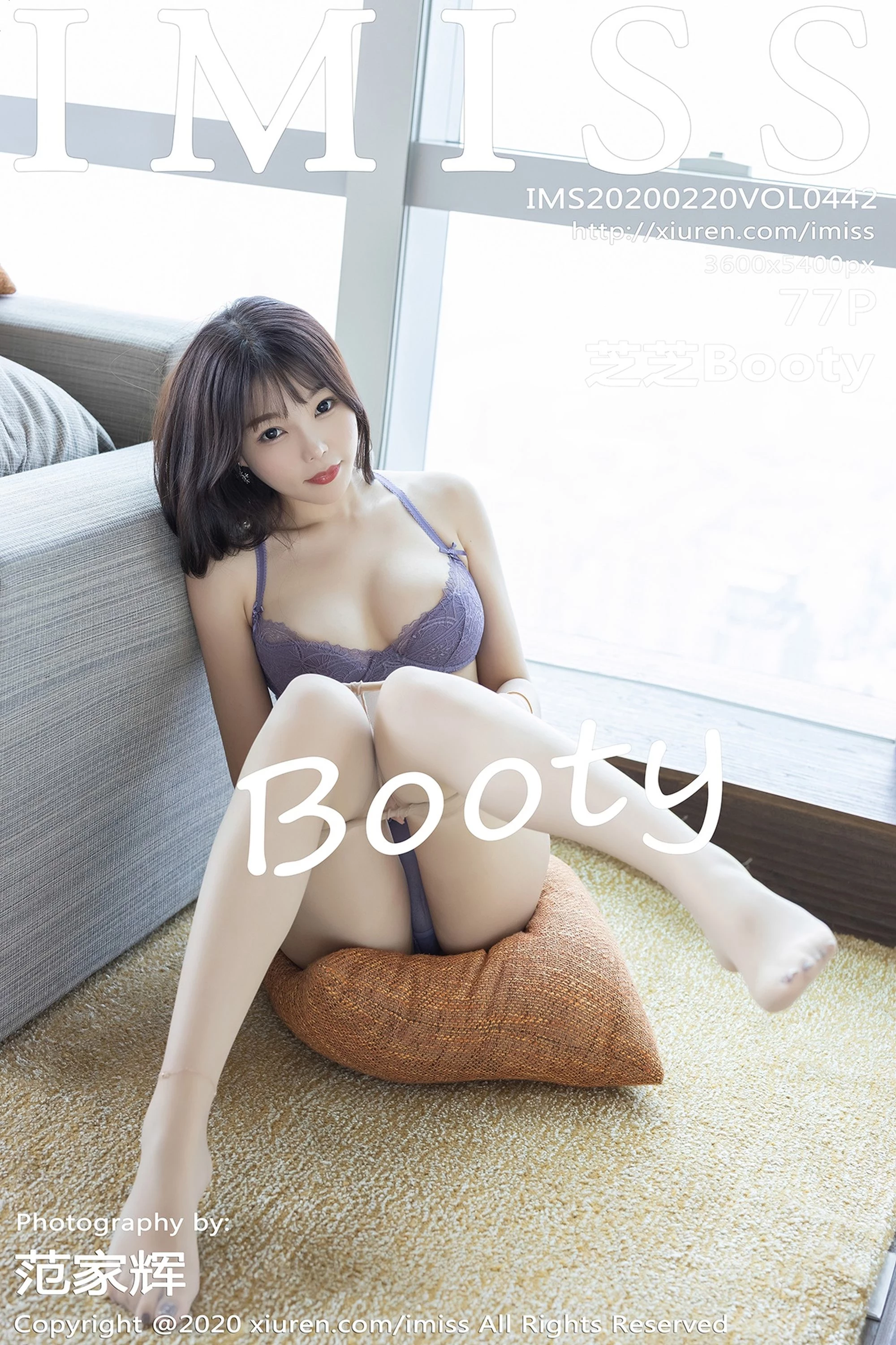 [IMiss爱蜜社系列]2020.02.20 VOL.442 芝芝Booty性感写真[78P]