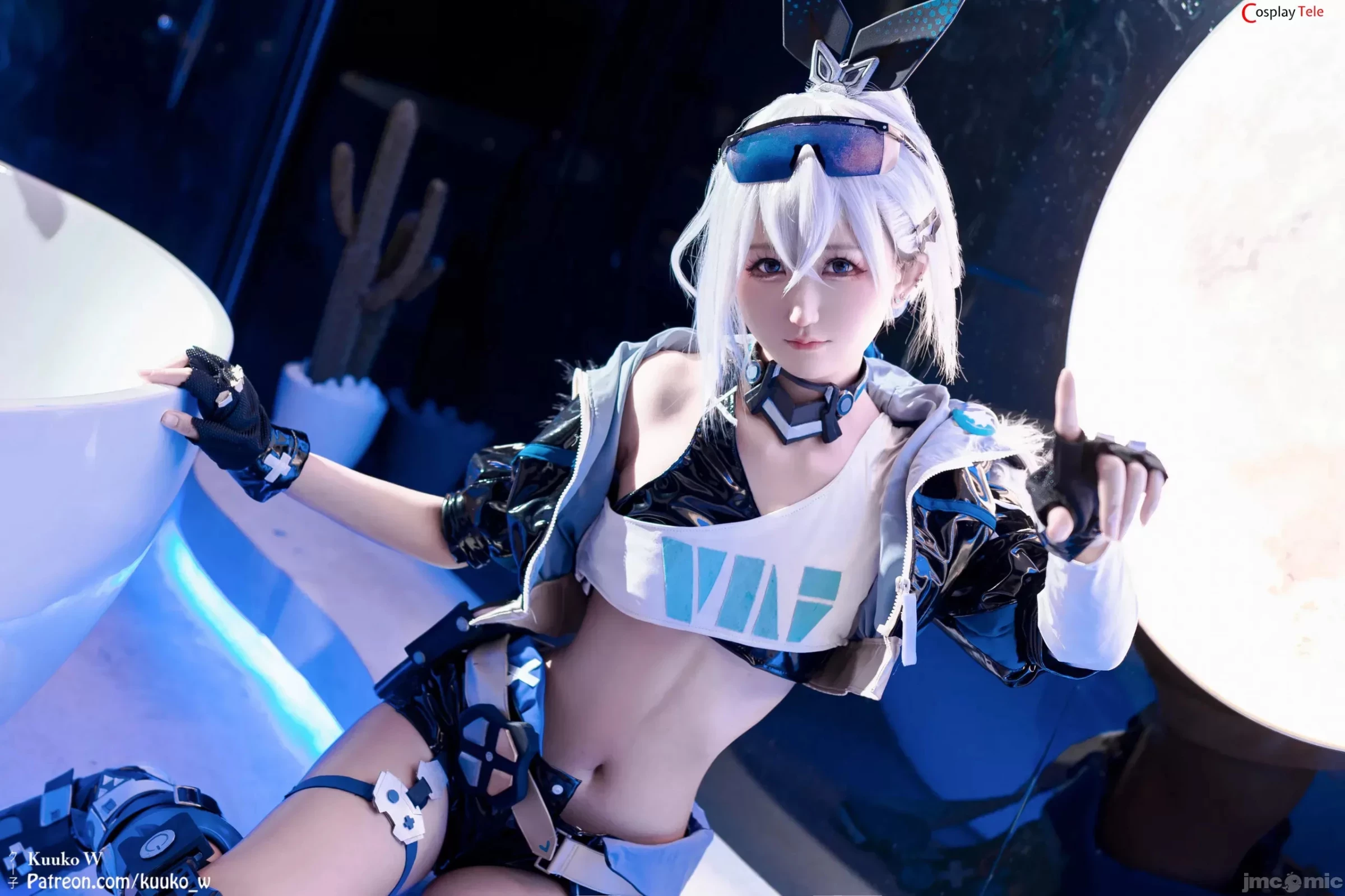 Kuuko W [クー子] cosplay Silver Wolf – HonkaiStar Rail [47P]