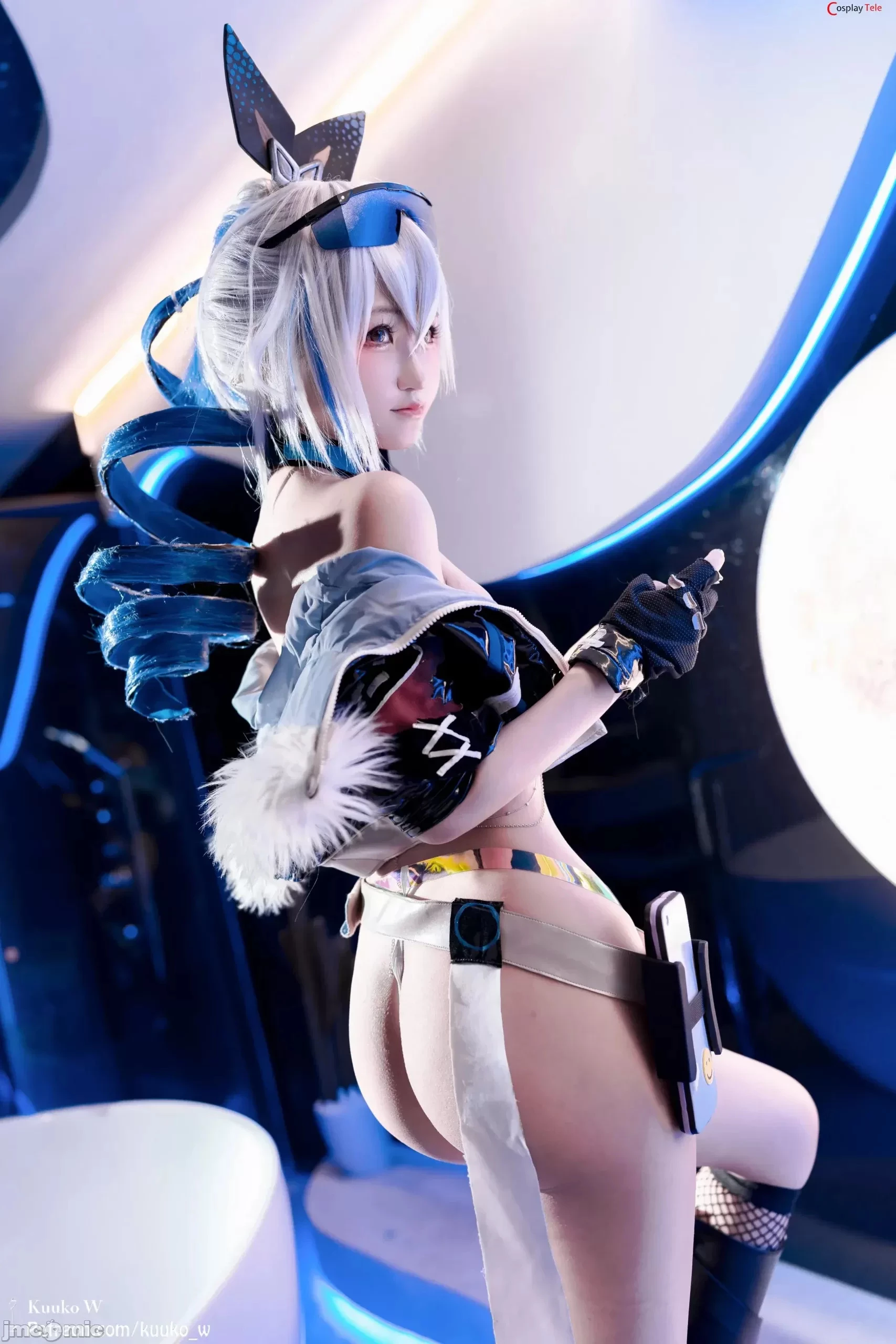 Kuuko W [クー子] cosplay Silver Wolf – HonkaiStar Rail [47P]