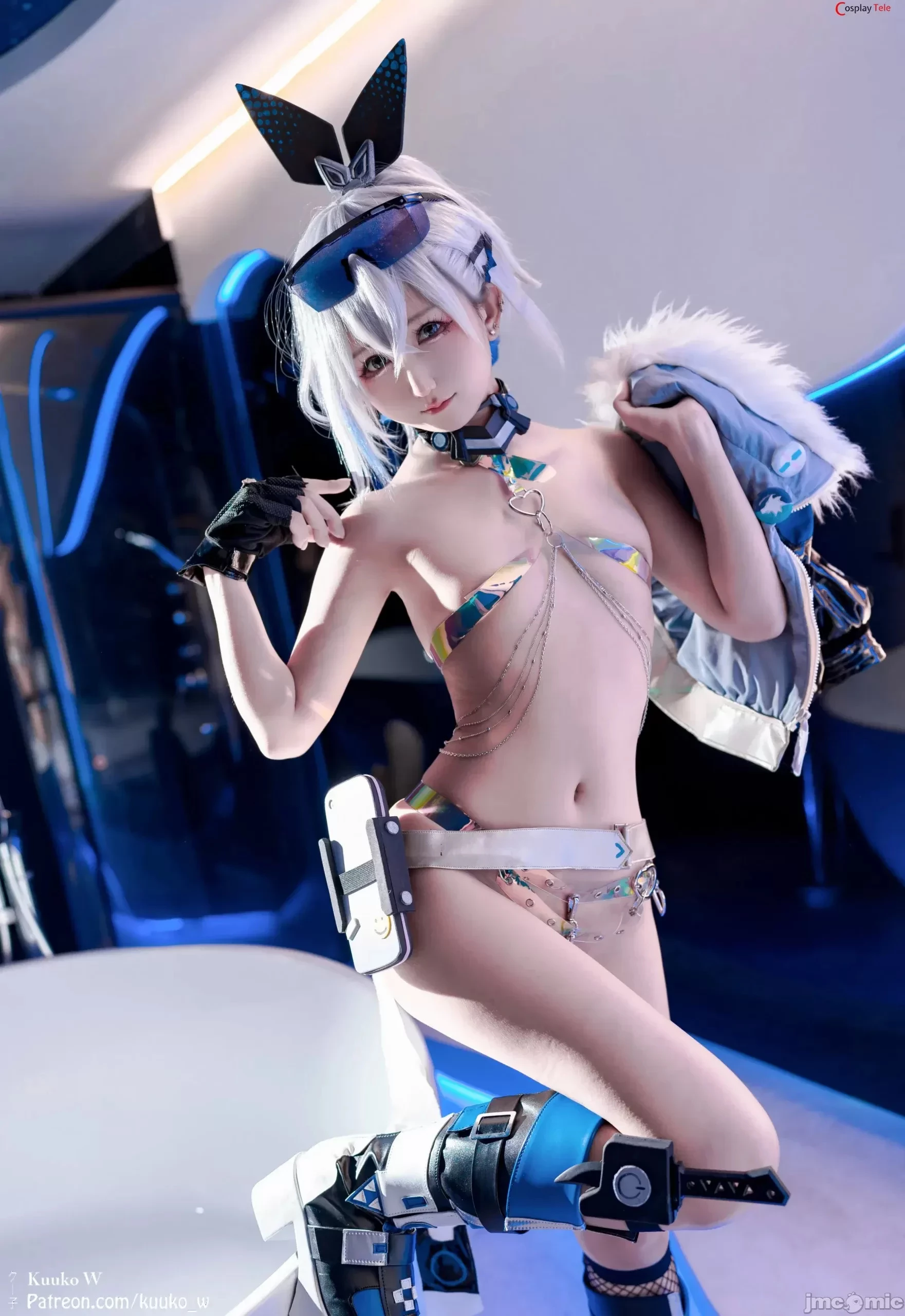 Kuuko W [クー子] cosplay Silver Wolf – HonkaiStar Rail [47P]