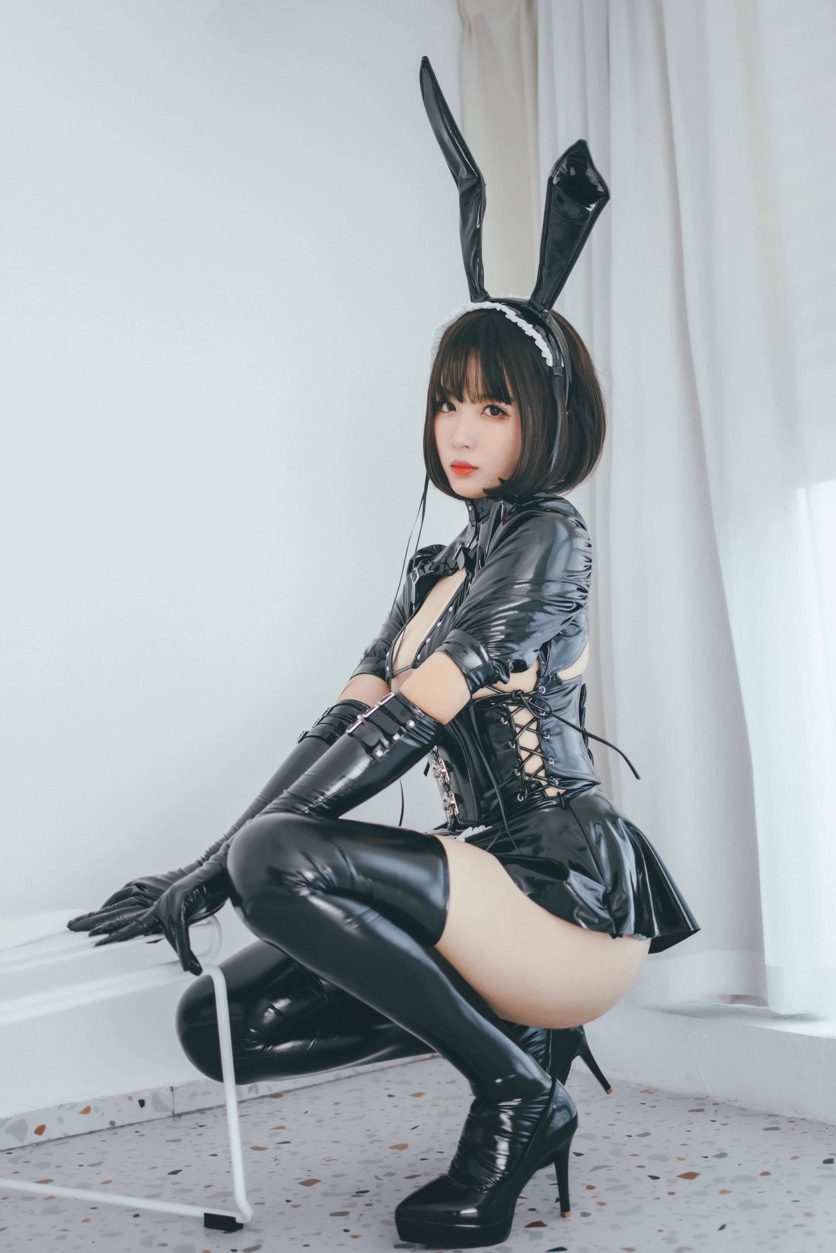 Xansoon 轩萧学姐 – Bunny girl maid 兔女郎女仆 [52P]