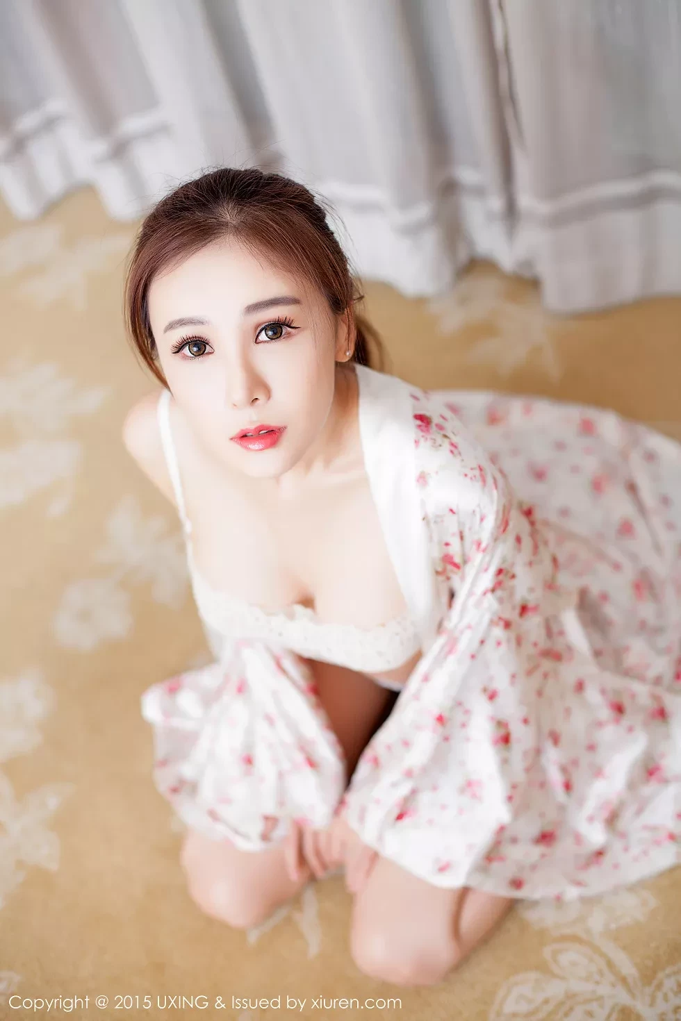 [UXING优星馆]Vol.022_嫩模吕婉柔Angelin蕾丝内衣迷人豪乳诱惑翘臀写真51P