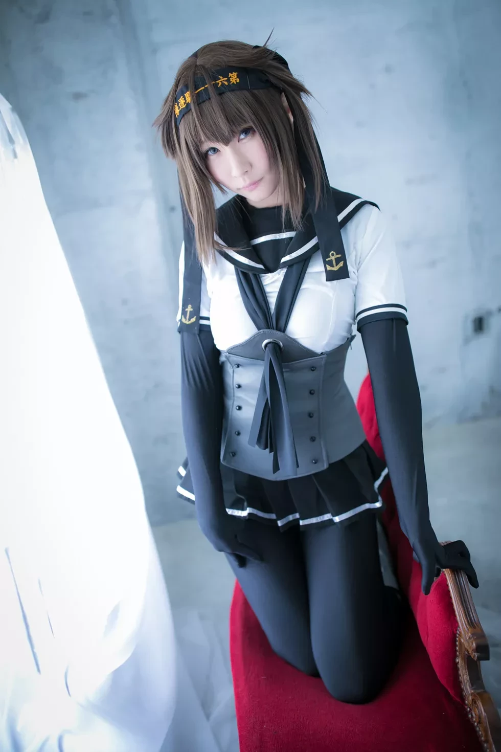 [Cosplay精选]COS正片《Suite2》图集红色内裤系列 黑色紧身衣诱惑写真330P