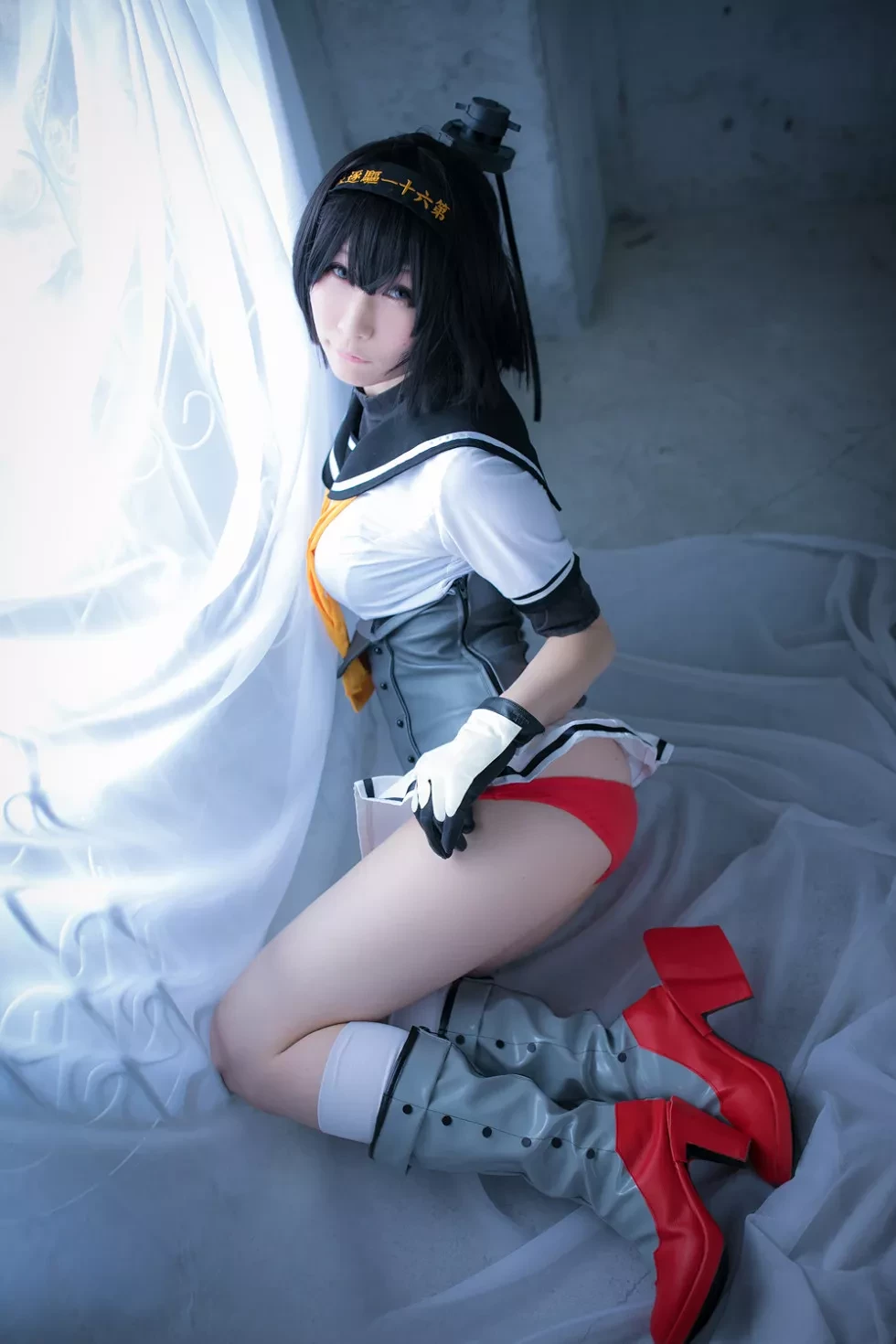 [Cosplay精选]COS正片《Suite2》图集红色内裤系列 黑色紧身衣诱惑写真330P