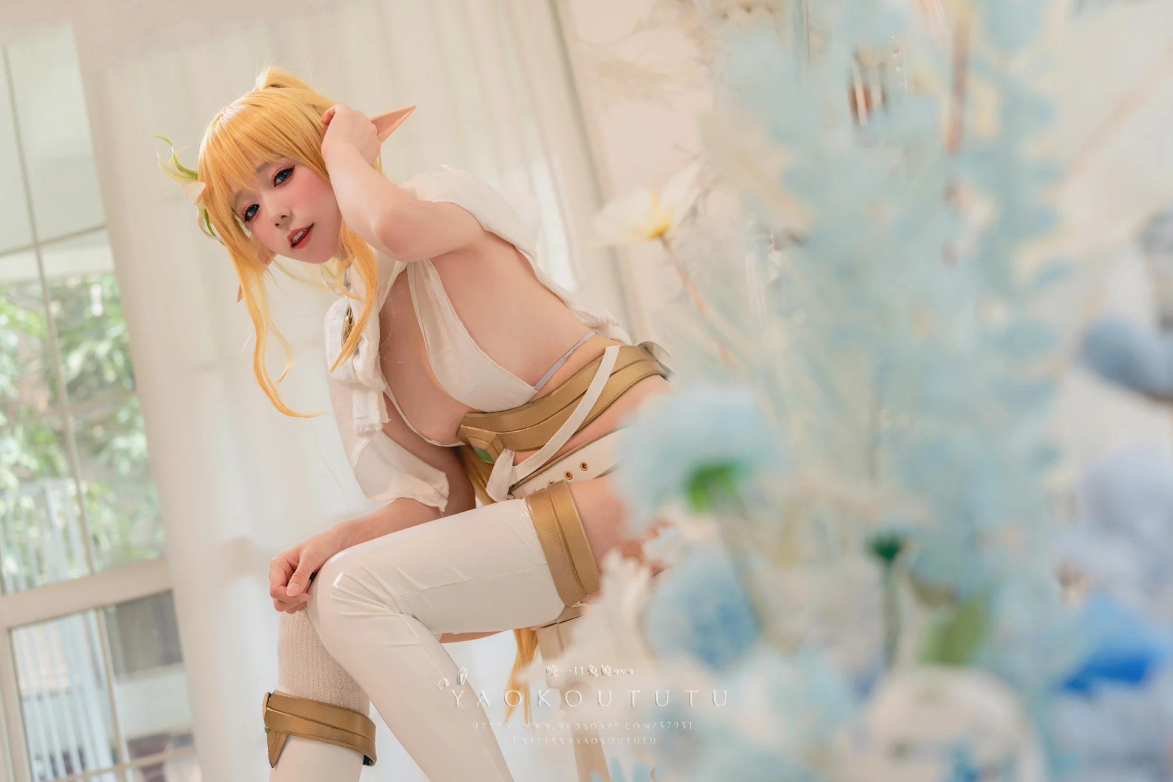 Coser@黏黏团子兔 - ‘精灵 弓箭手’广寒宫 [50P]