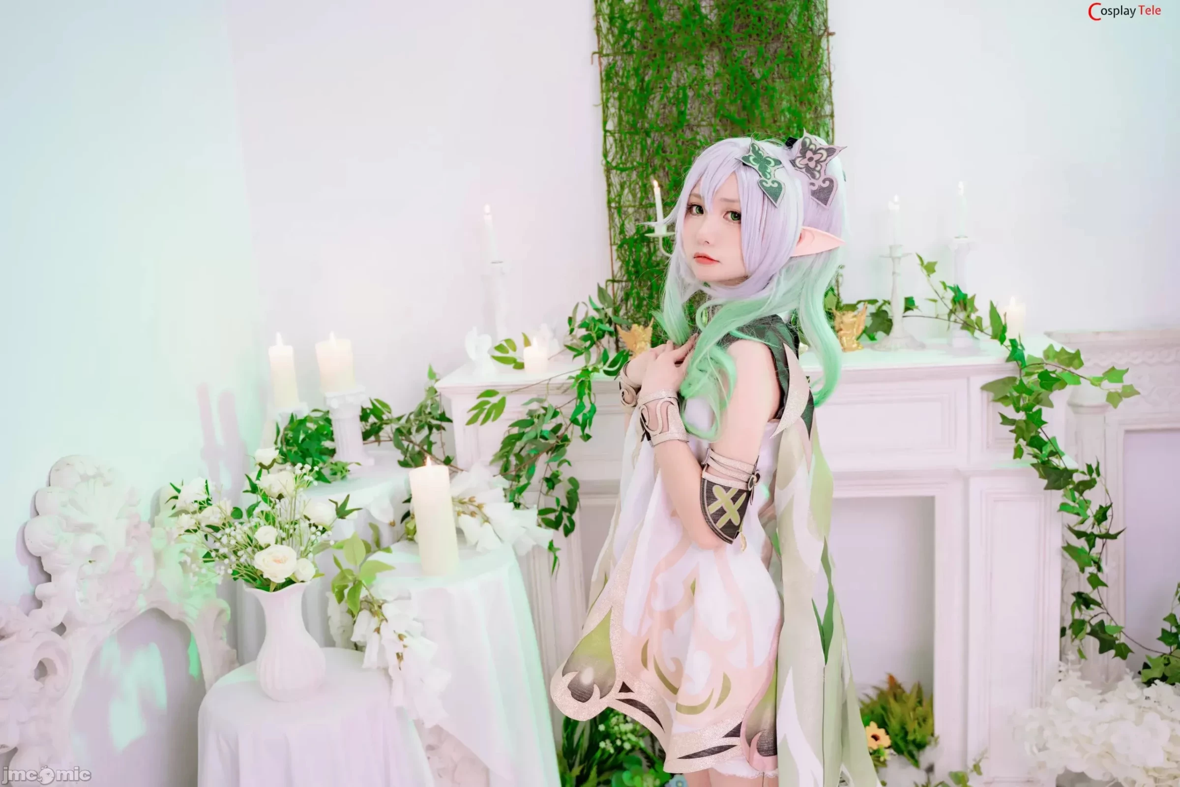 Nekokoyoshi [爆机少女喵小吉] cosplay Nahida – Genshin Impact [85P]