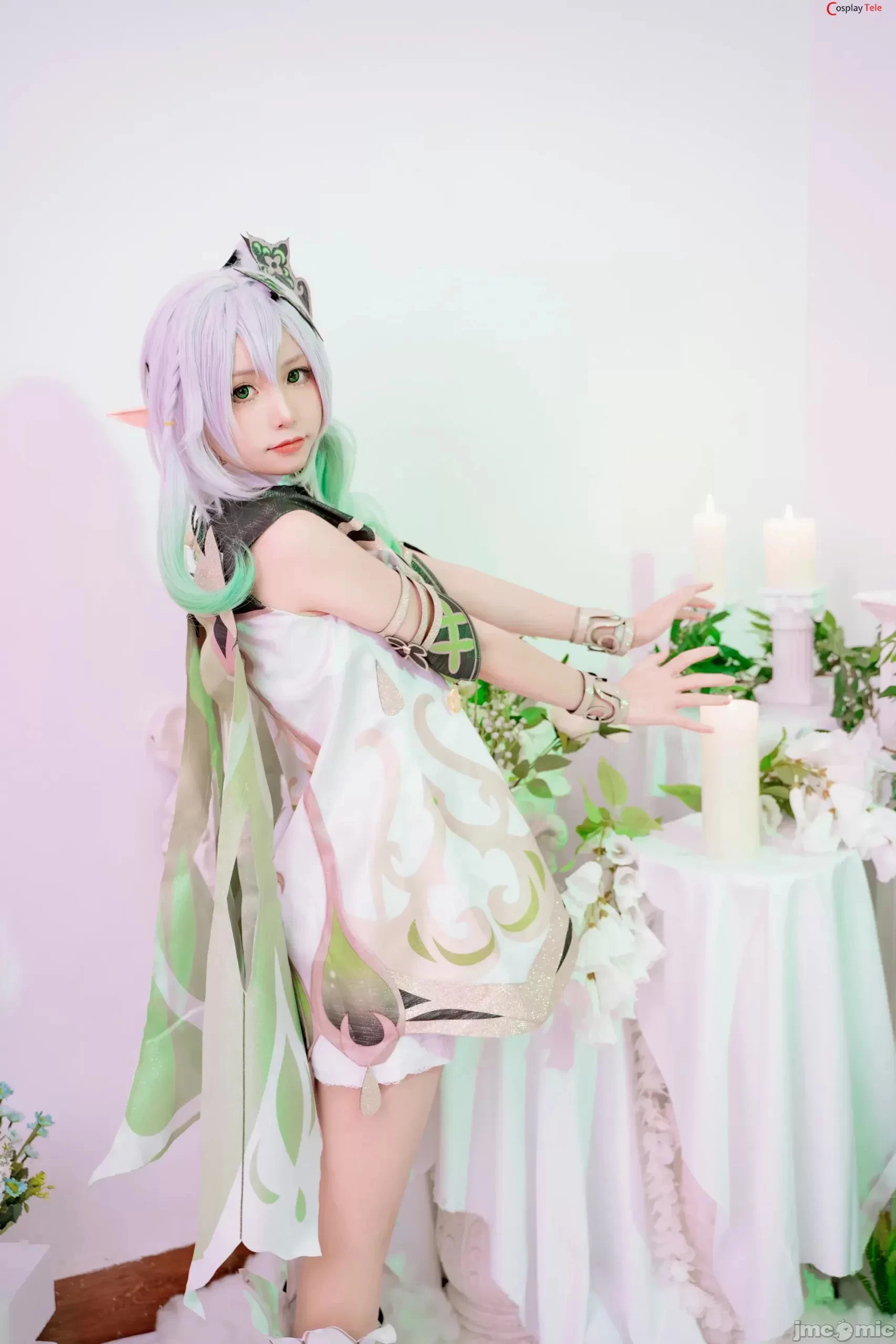 Nekokoyoshi [爆机少女喵小吉] cosplay Nahida – Genshin Impact [85P]