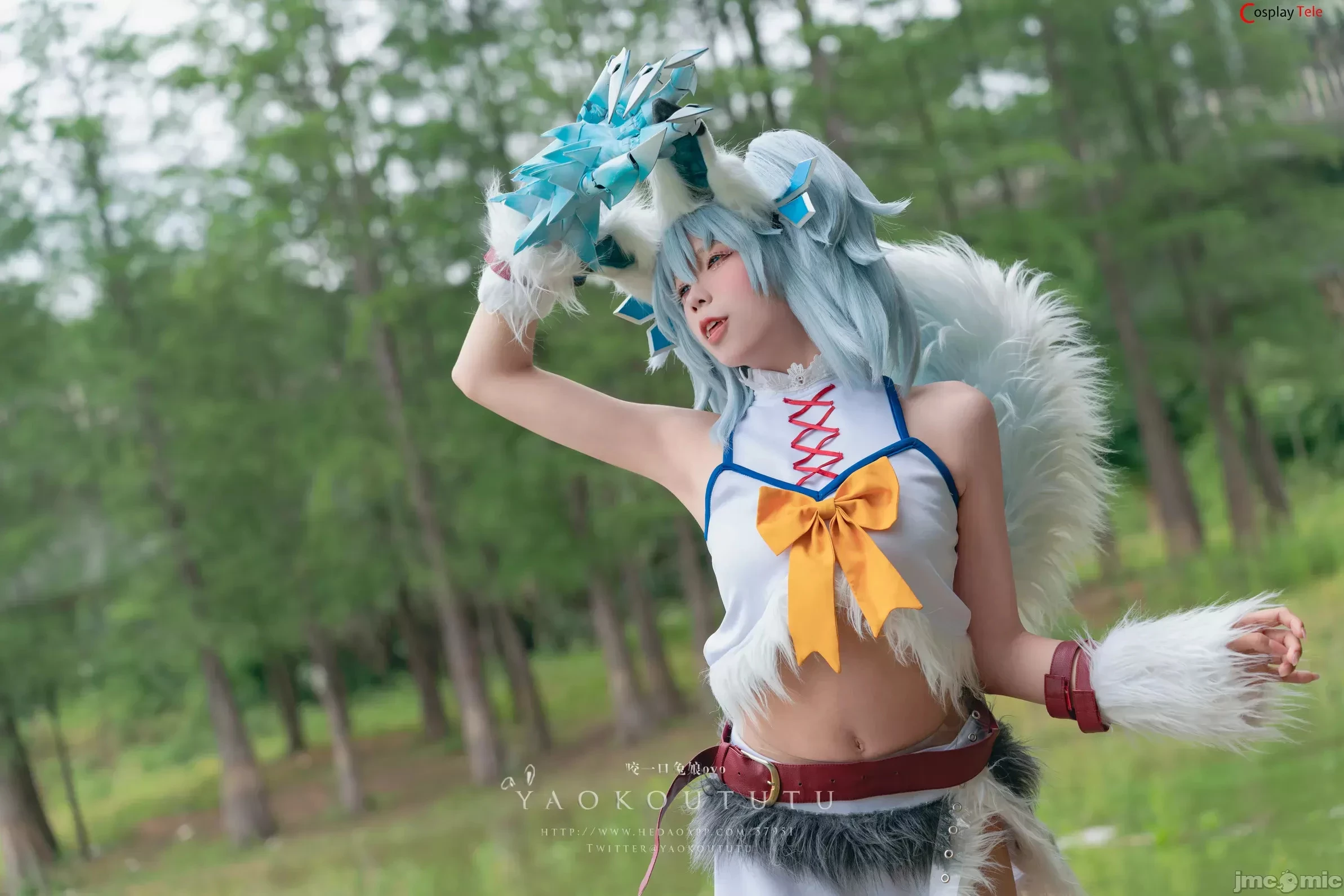 咬一口兔娘ovo [Yaokoututu] cosplay Setsuna – Redo of Healer [57P]