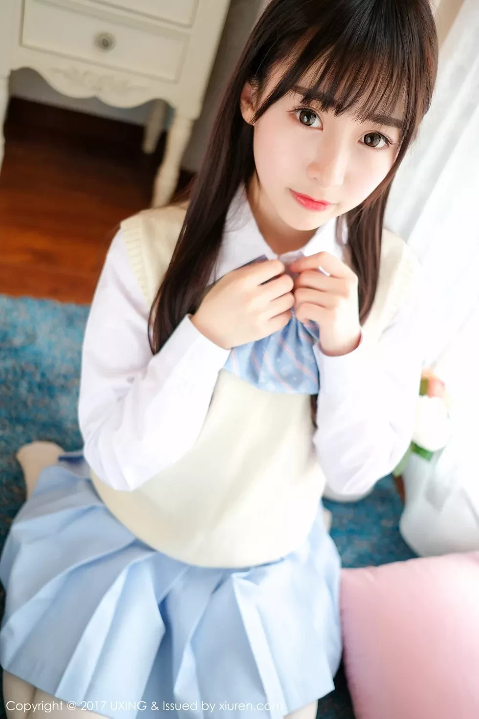 [UXING优星馆]Vol.041_萝莉妹子丸子mayuki清纯学生装秀完美身材清爽迷人写真43P