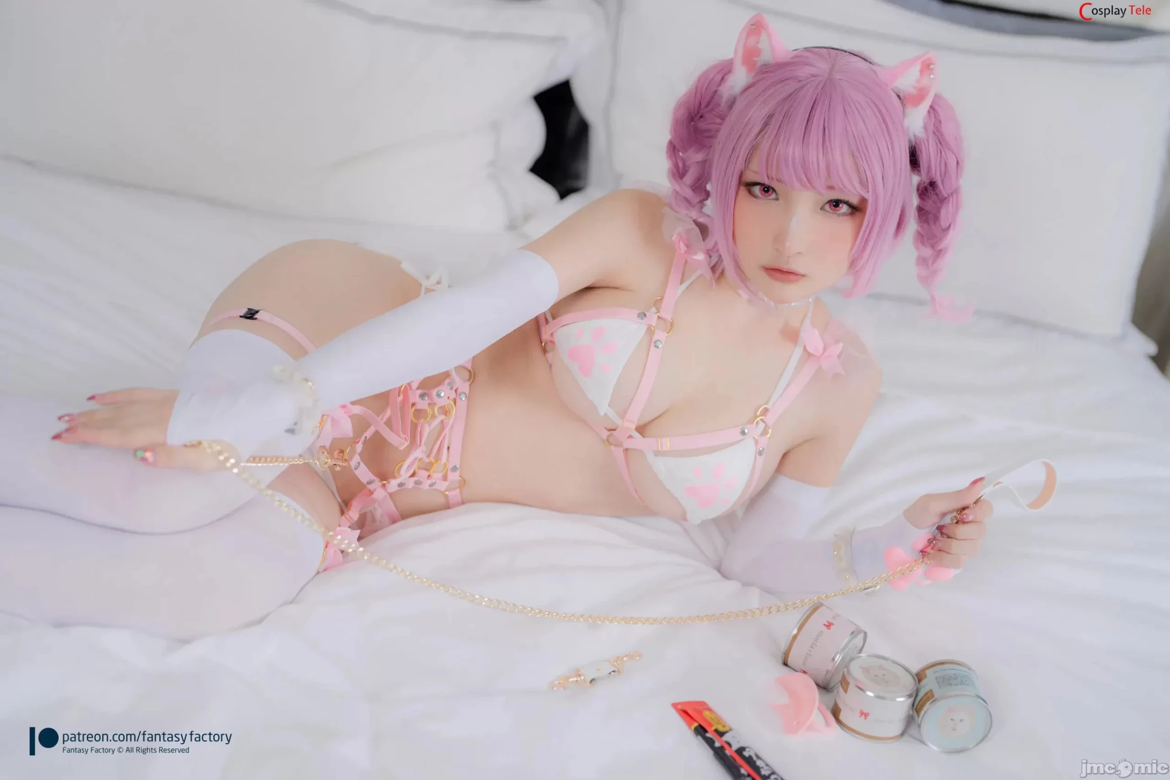 Fantasy Factory – 小丁 [Xiao Ding] – Pink Cat [42P]