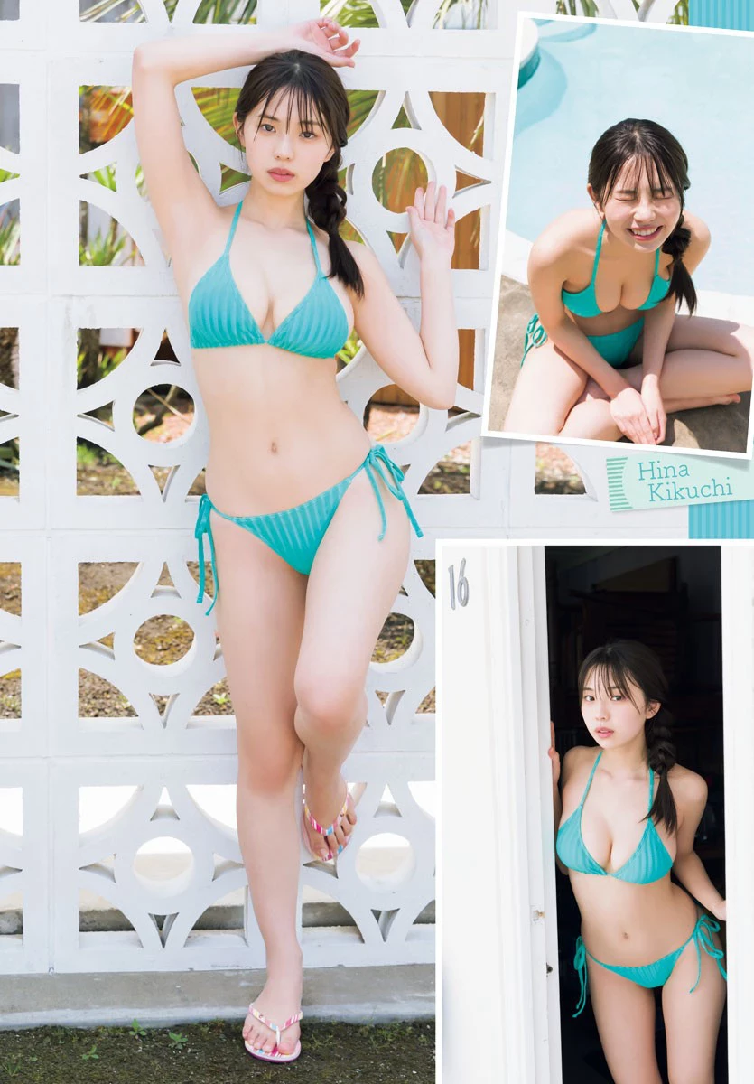 [菊地姫奈] 写真大奶妹比基尼大秀深V乳沟 [13P]