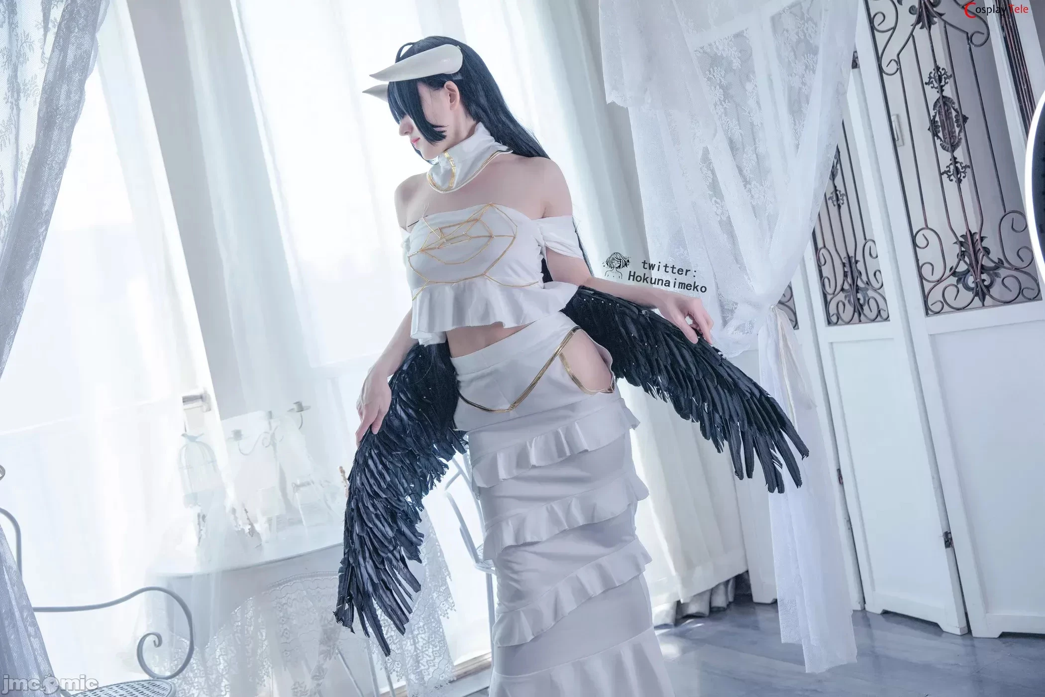 Hokunaimeko cosplay Albedo – Overlord [63P]