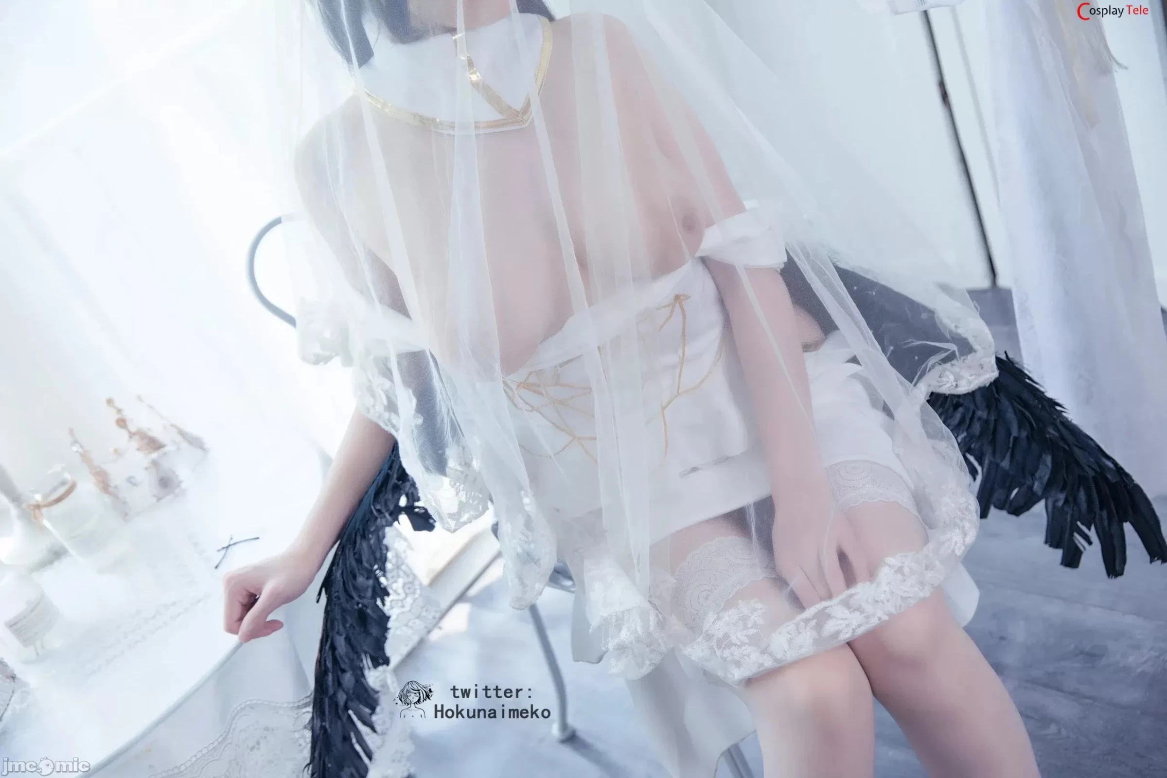 Hokunaimeko cosplay Albedo – Overlord [63P]