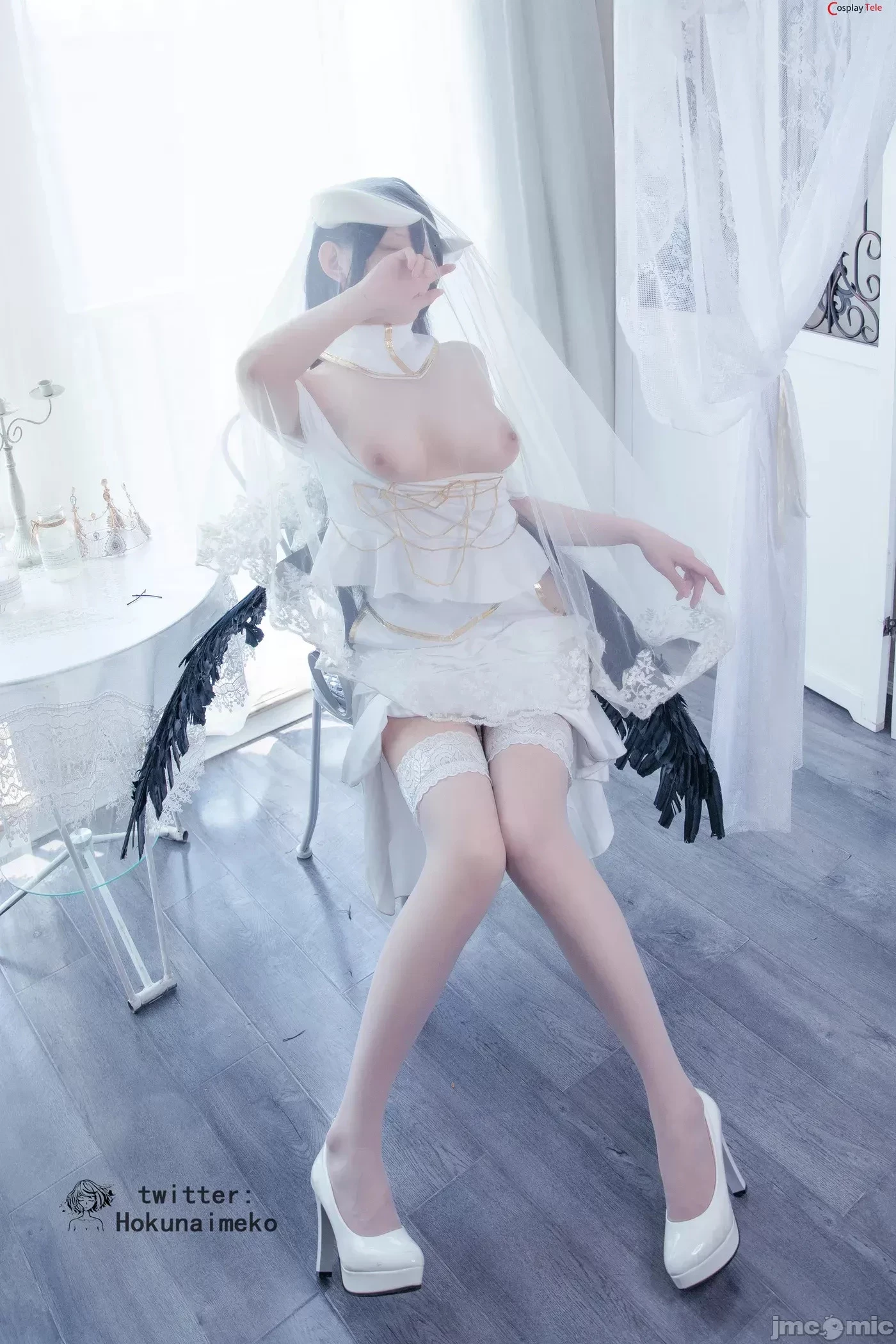 Hokunaimeko cosplay Albedo – Overlord [63P]