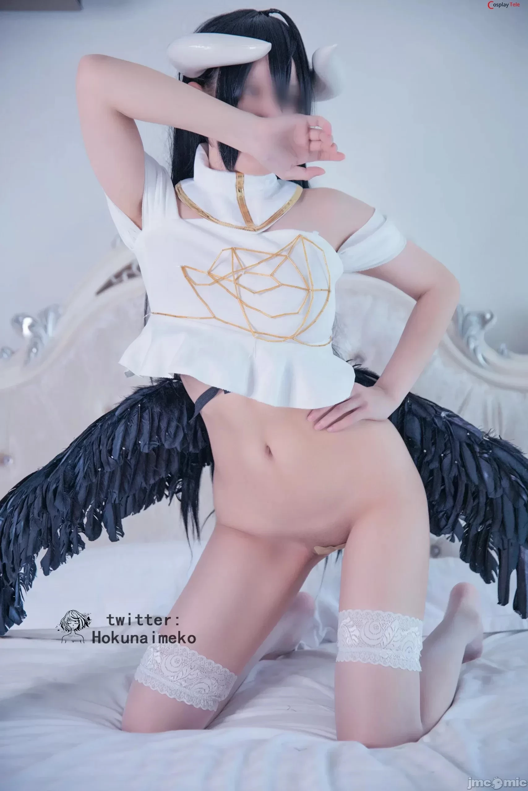 Hokunaimeko cosplay Albedo – Overlord [63P]