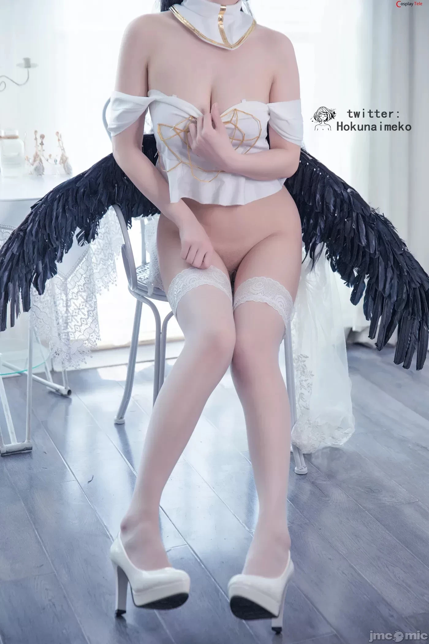 Hokunaimeko cosplay Albedo – Overlord [63P]