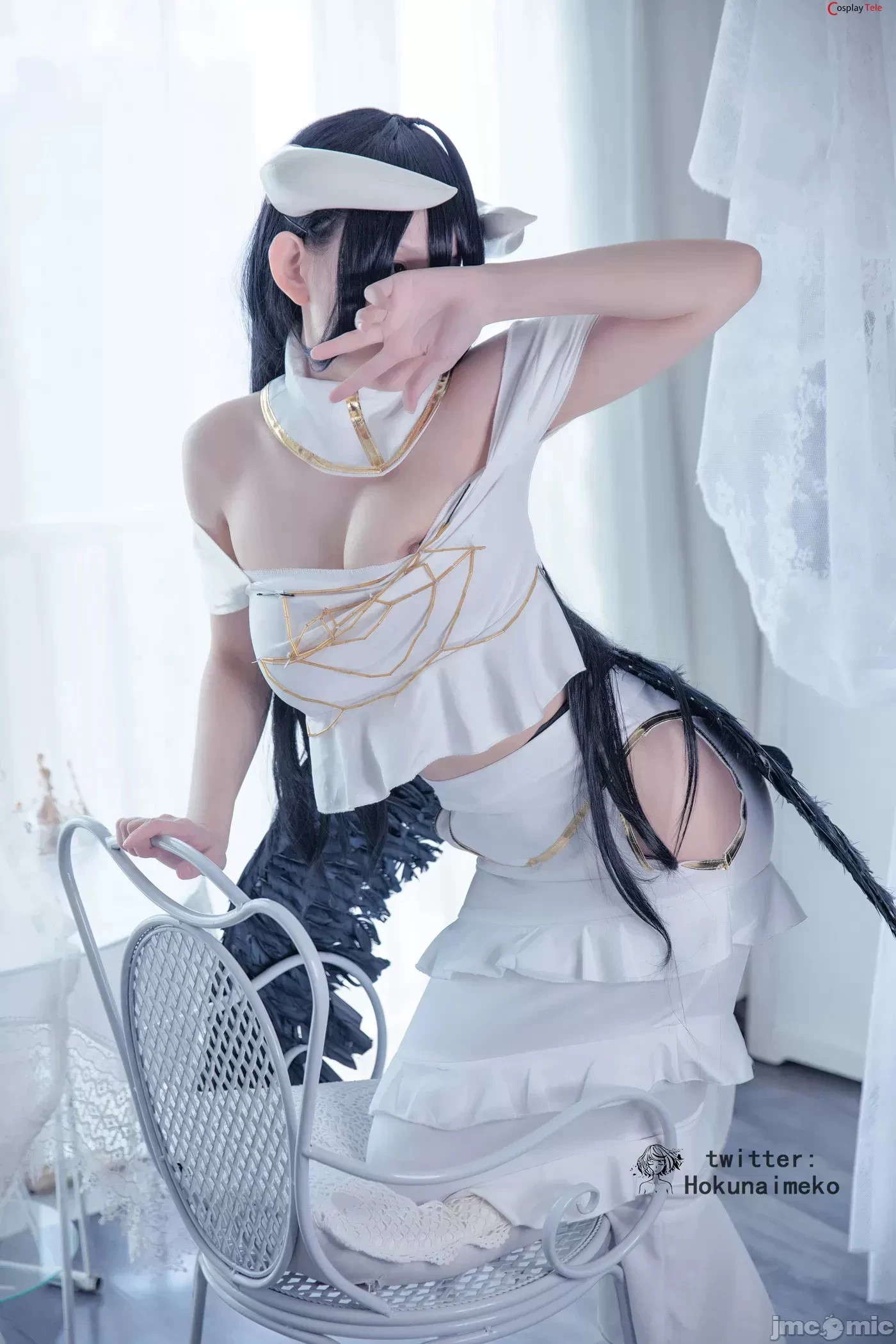 Hokunaimeko cosplay Albedo – Overlord [63P]