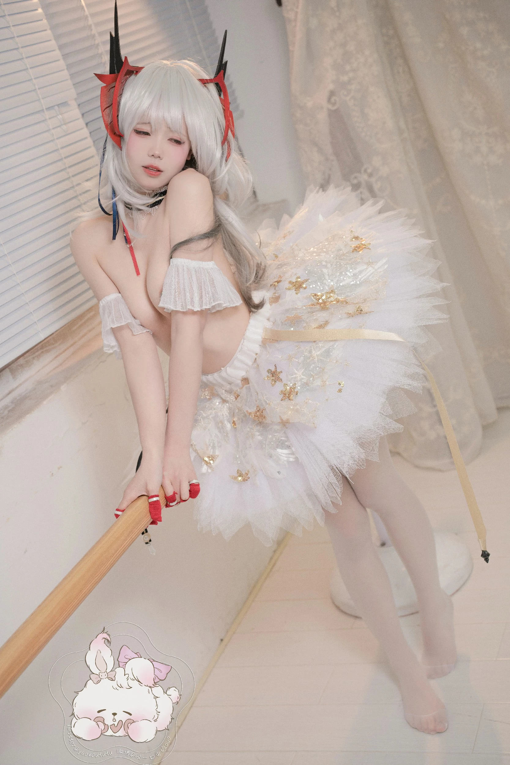 Coser@黏黏团子兔 - W天鹅之舞 [55P]