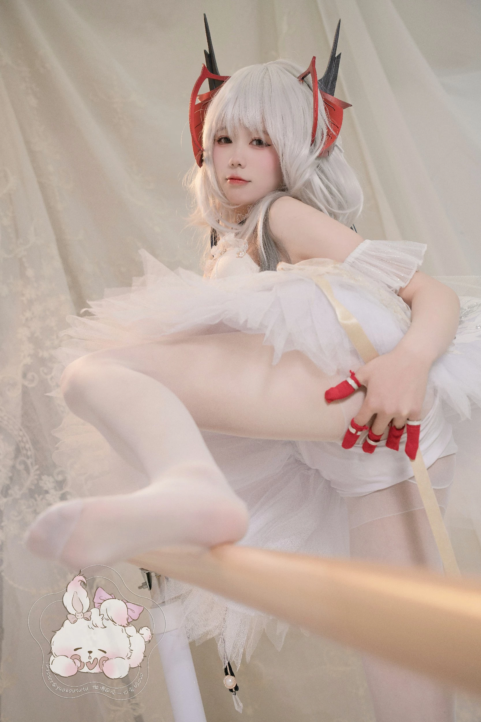 Coser@黏黏团子兔 - W天鹅之舞 [55P]