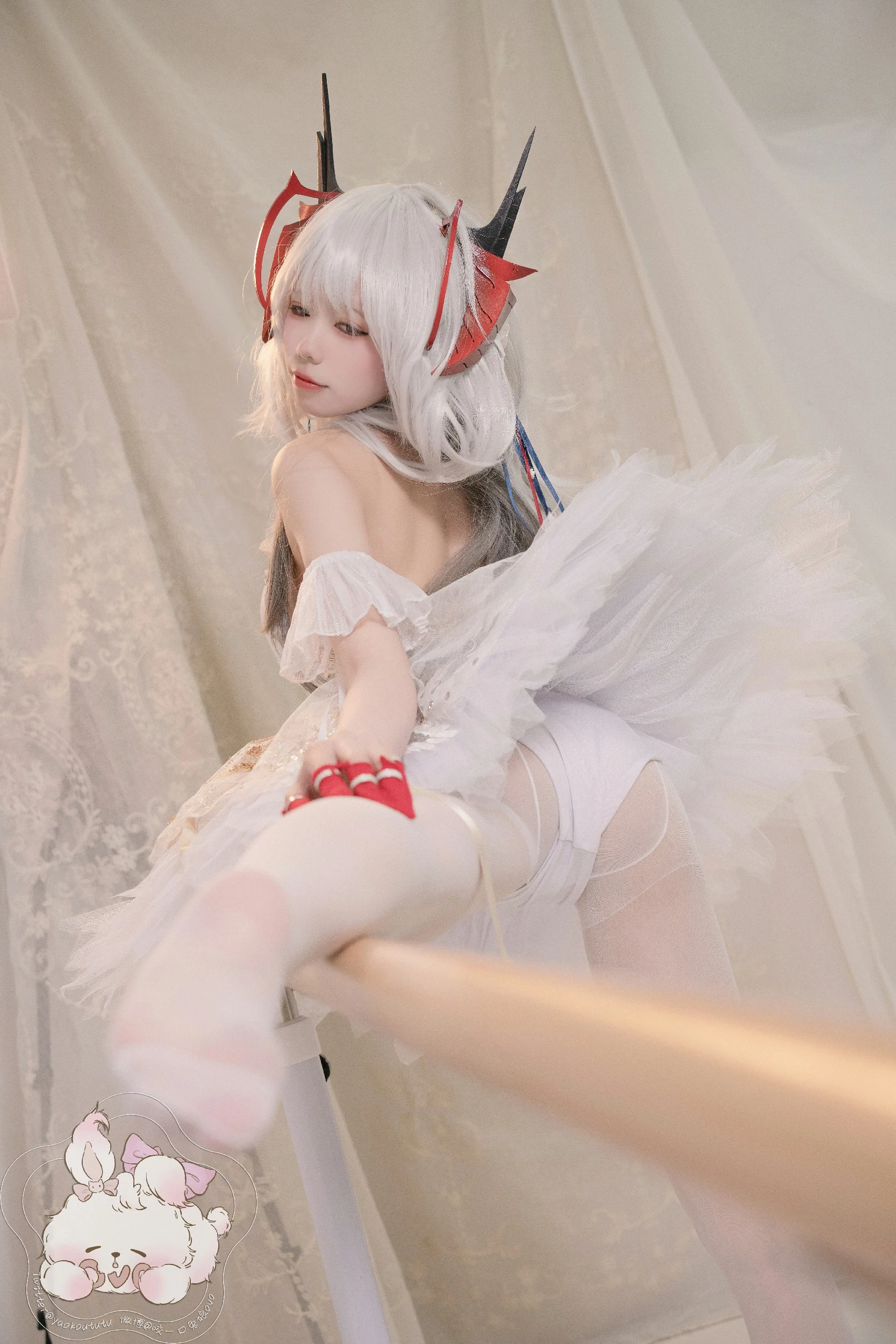 Coser@黏黏团子兔 - W天鹅之舞 [55P]