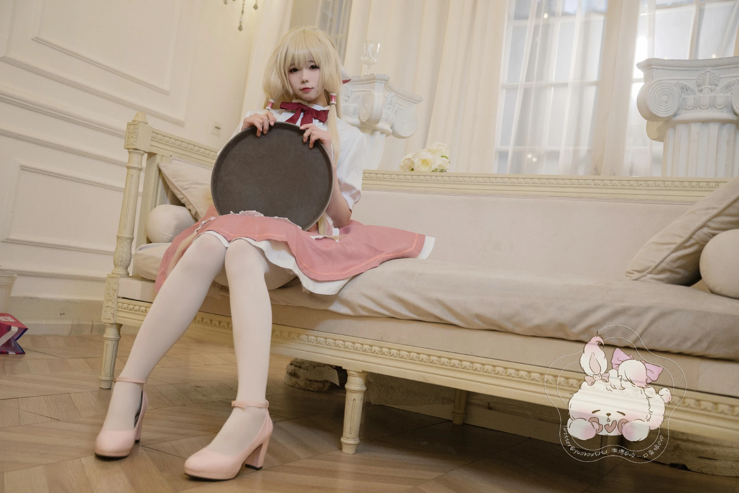 Coser@黏黏团子兔 - 女仆小叽 [70P]