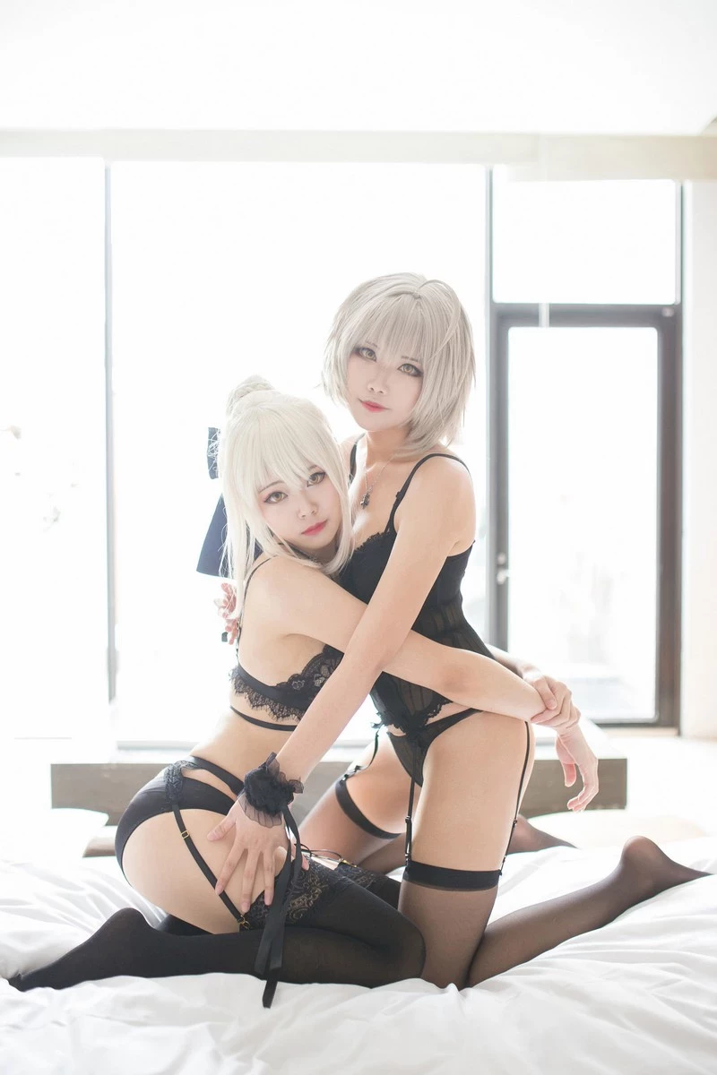 FGO 黑呆阿尔托莉雅黑丝cosplay [97P]