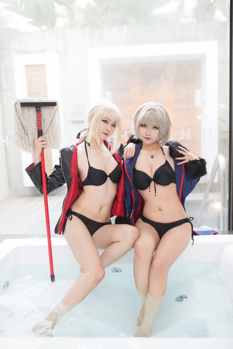 FGO 黑呆阿尔托莉雅黑丝cosplay [97P]