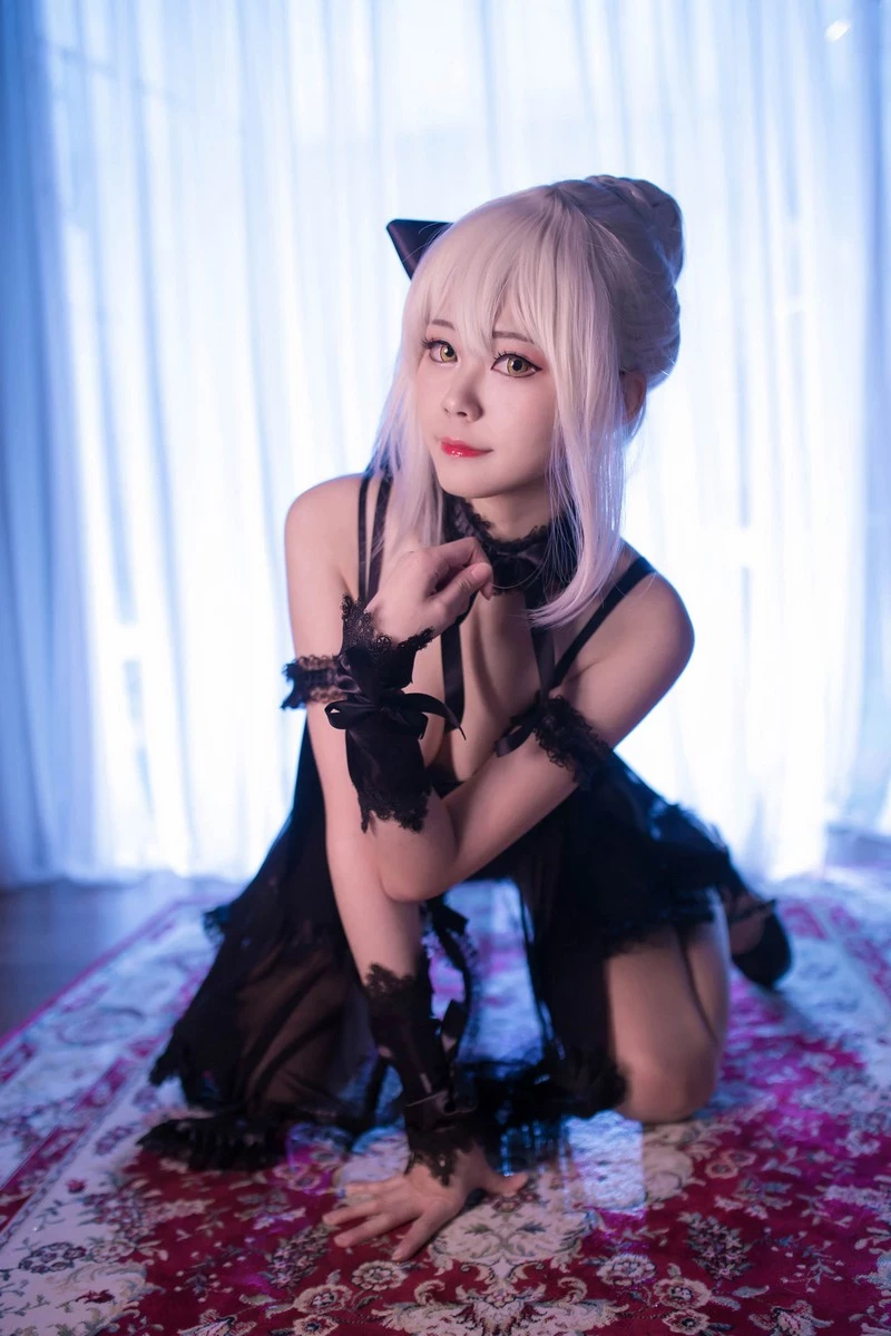 FGO 黑呆阿尔托莉雅黑丝cosplay [97P]