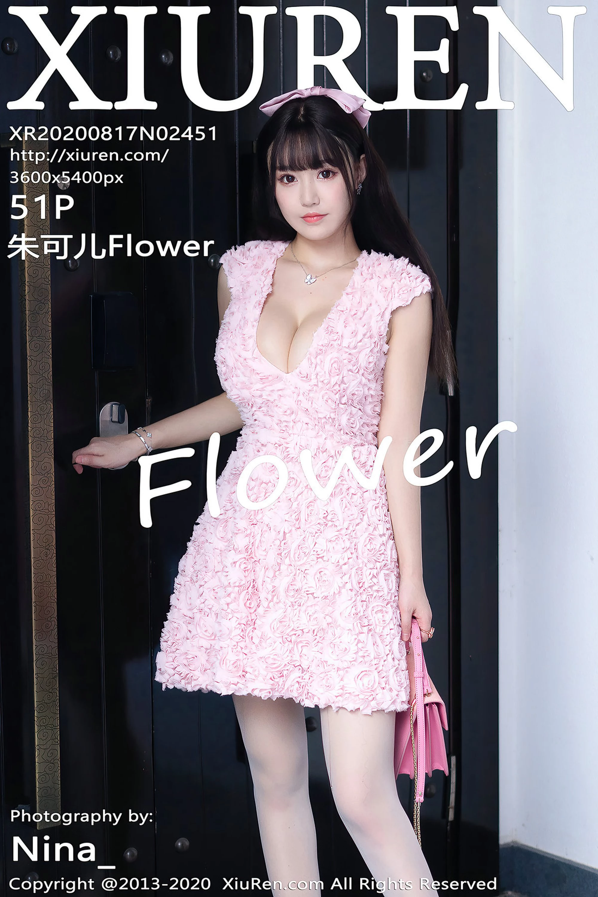 [Xiuren秀人网系列]2020.08.17 No.2451 朱可儿Flower 完整版无水印写真[52P]