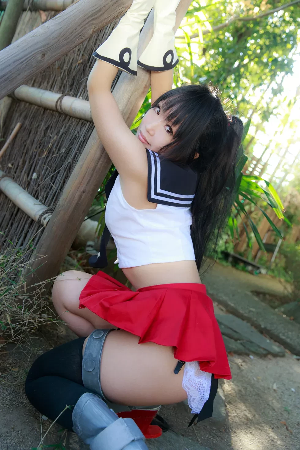 [Cosplay精选]COS正片《Kekkon Kakko Kari》图集阳光美女蕾丝内裤诱惑写真253P