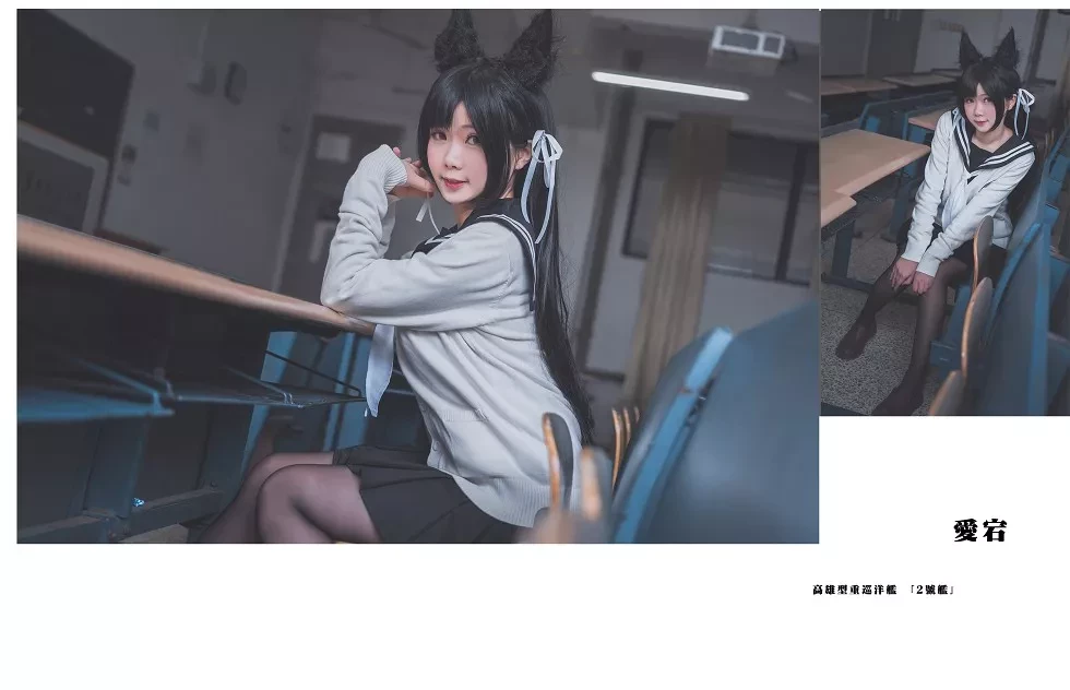 [Cosplay精选]可爱人气Coser面饼仙儿–高雄仙儿黑丝裤袜完美诱惑写真34P