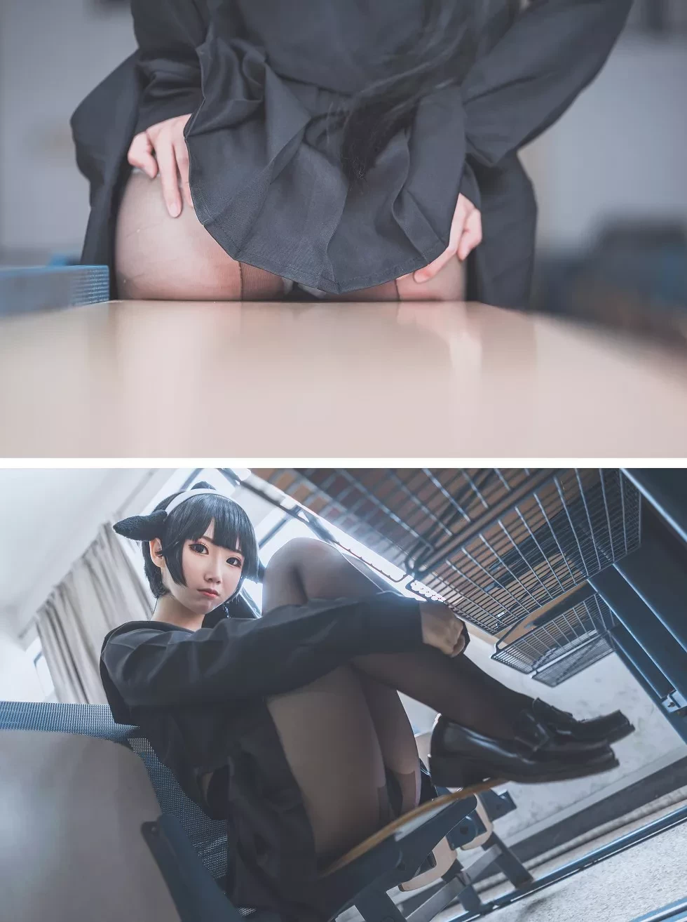 [Cosplay精选]可爱人气Coser面饼仙儿–高雄仙儿黑丝裤袜完美诱惑写真34P