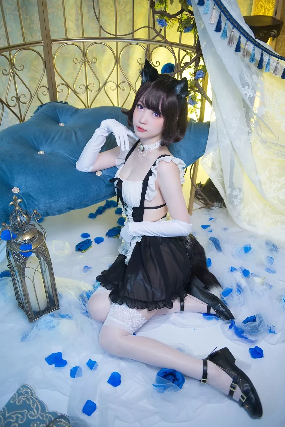 [Cosplay精选]大胸萌妹妖少you1篝之雾枝系列秀完美身材迷人写真44P