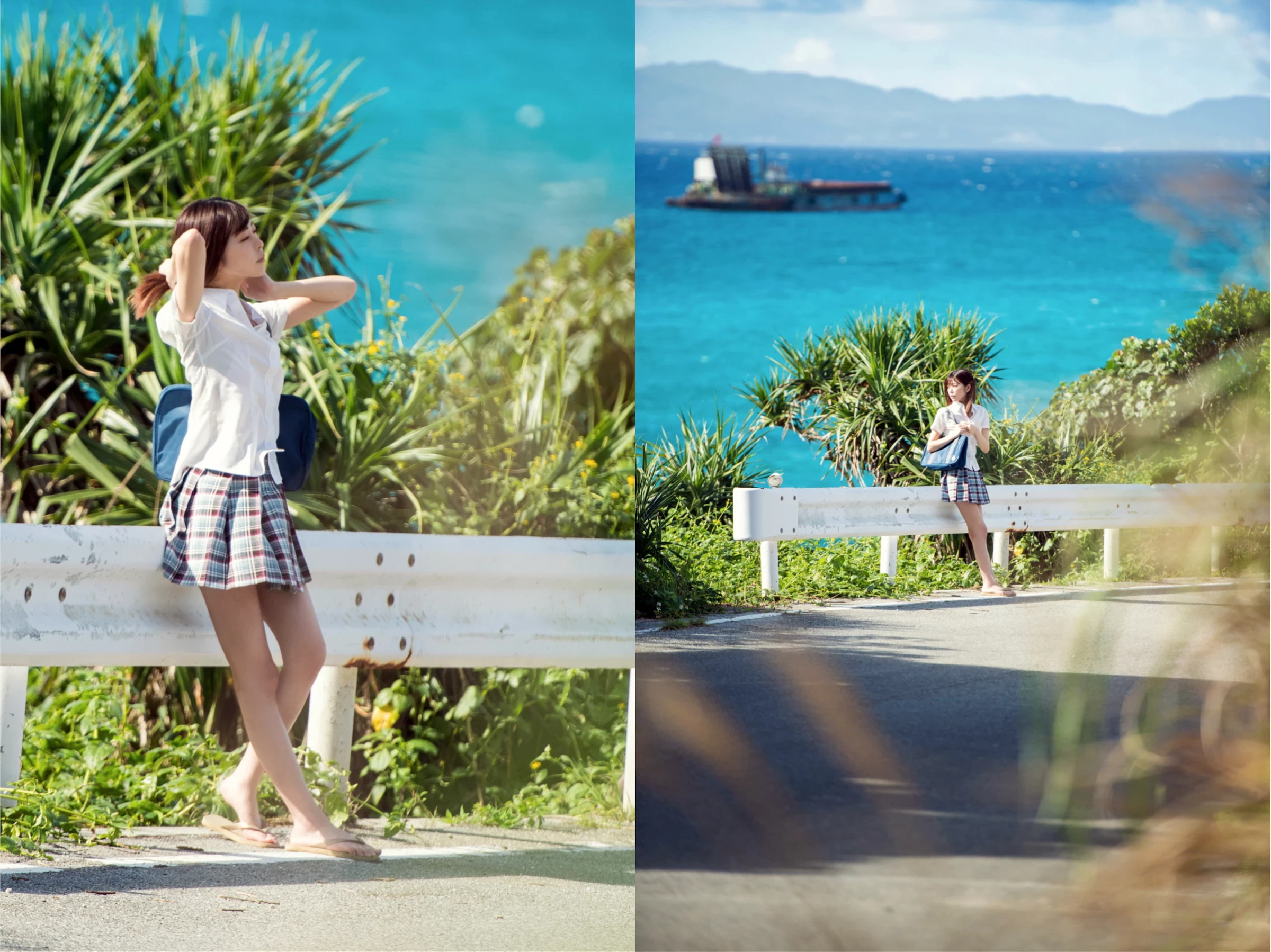 森日向子 ヌード写真集 夏 駆ける 空 Blue sky Blue [43P]