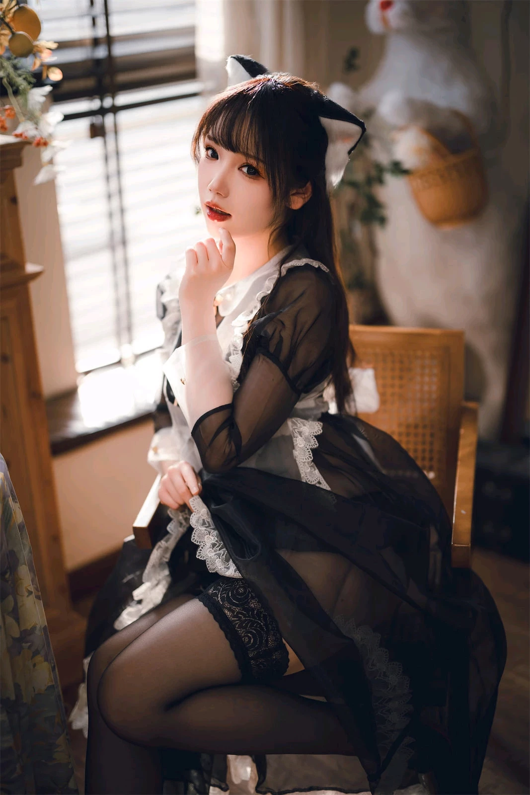 Astra 雪晴 - Transparent maid 透明女仆 [71P]