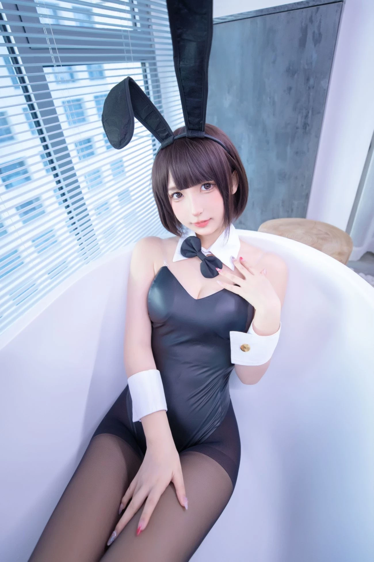 微博美少女神楽板真冬Cosplay性感写真バニーバブル [150P]