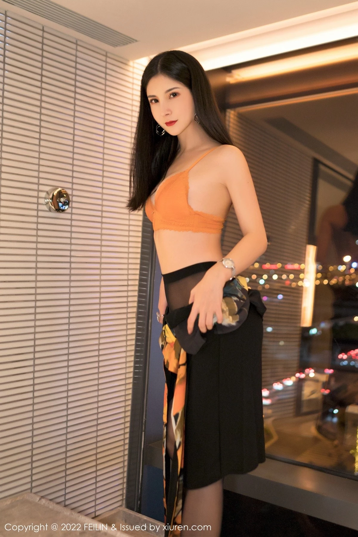 [FEILIN嗲囡囡]2022.06.27 Vol.450 小蛮妖Yummy 完整版无水印写真[100P]