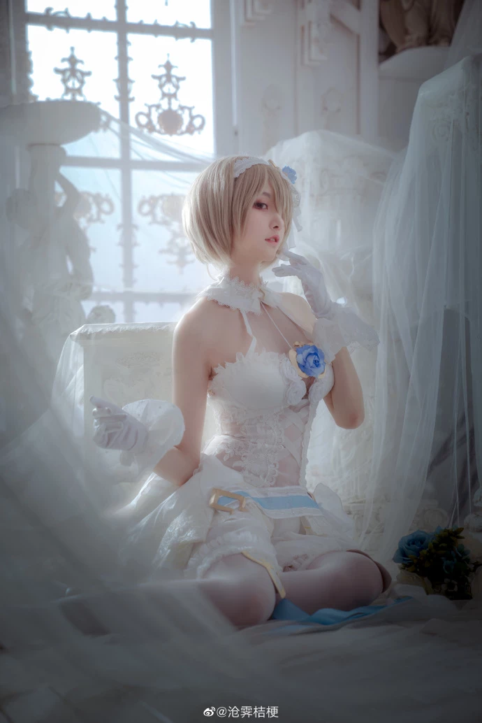 《崩壞3》麗塔•洛絲薇瑟花嫁薔薇誓言Cosplay[CN：滄霽桔梗] [11P]