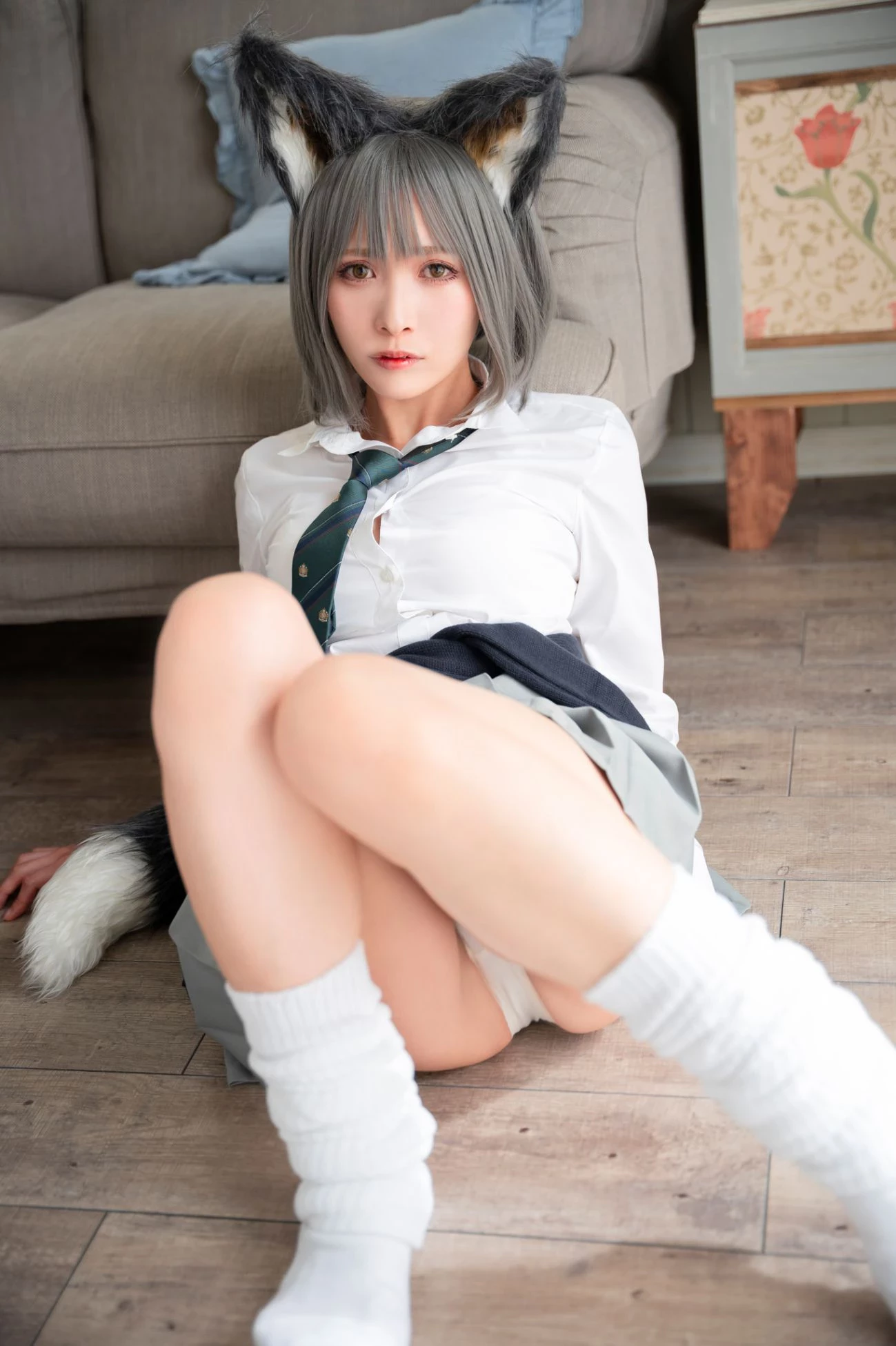 Cosplay C98 girlfriend end JILL オオカミちゃんって呼んでもイイよ 01gakkou