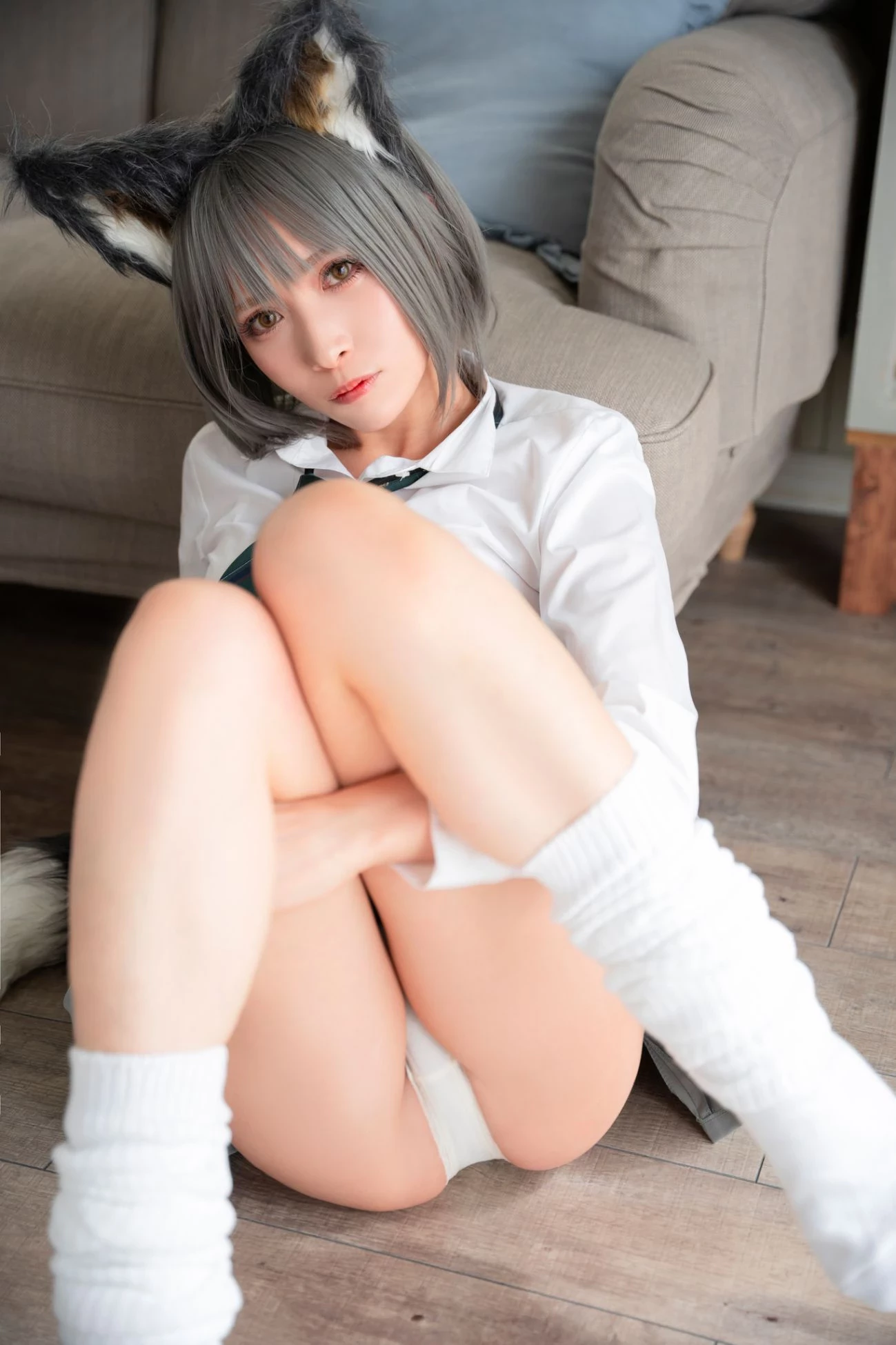 Cosplay C98 girlfriend end JILL オオカミちゃんって呼んでもイイよ 01gakkou