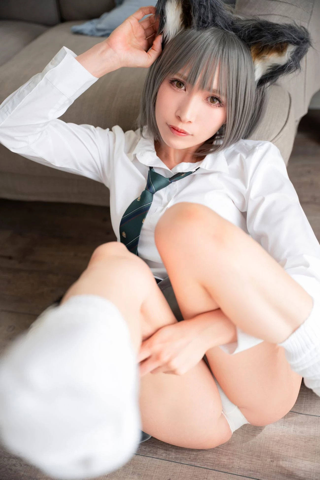 Cosplay C98 girlfriend end JILL オオカミちゃんって呼んでもイイよ 01gakkou