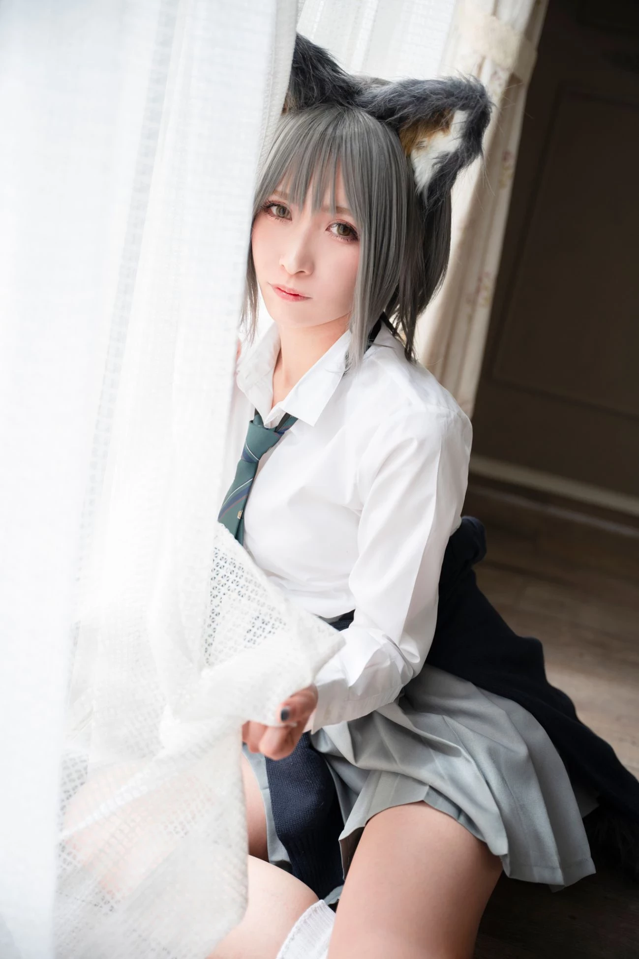 Cosplay C98 girlfriend end JILL オオカミちゃんって呼んでもイイよ 01gakkou