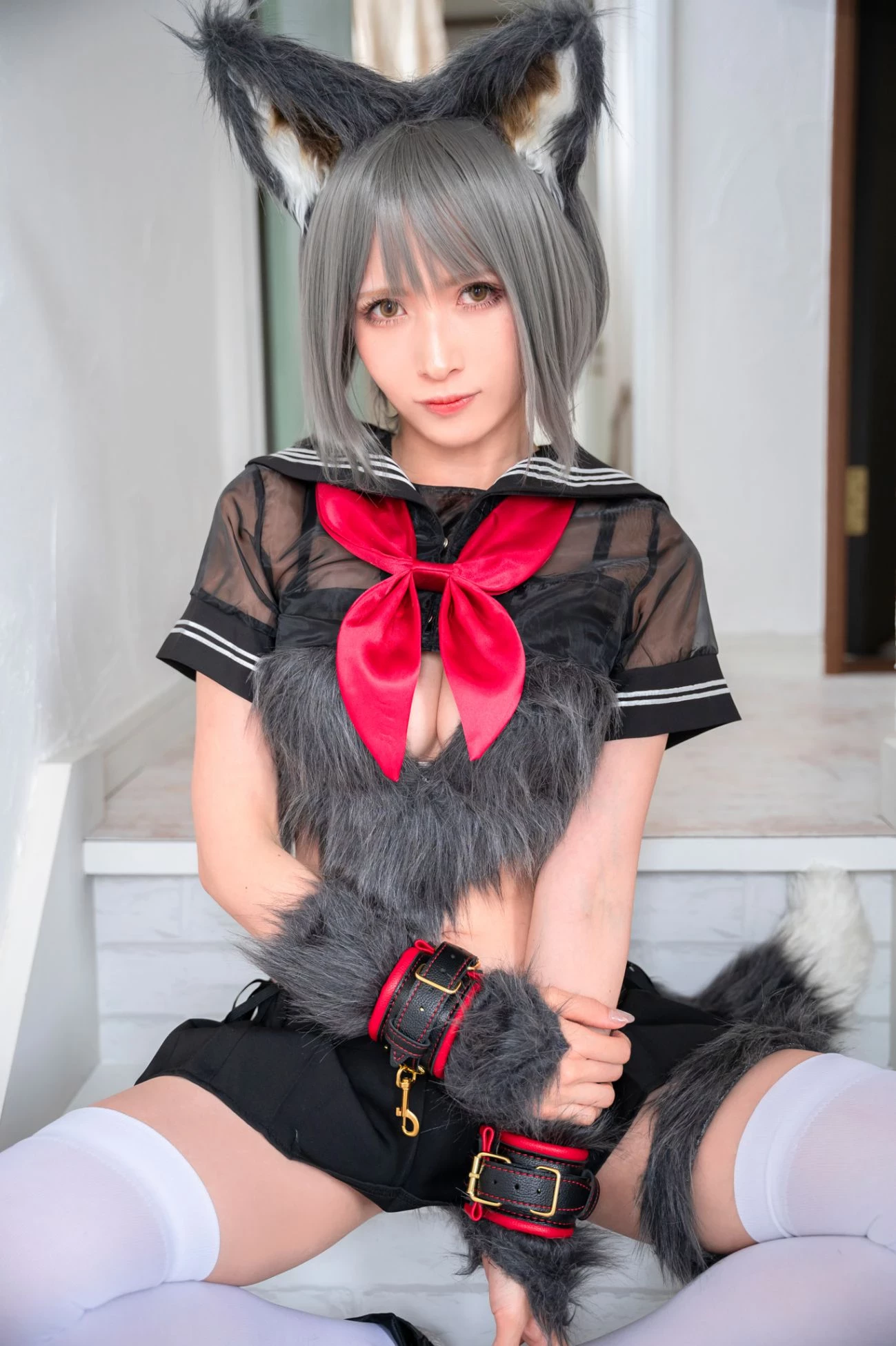 Cosplay C98 girlfriend end JILL オオカミちゃんって呼んでもイイよ 04 kakuge ppoi