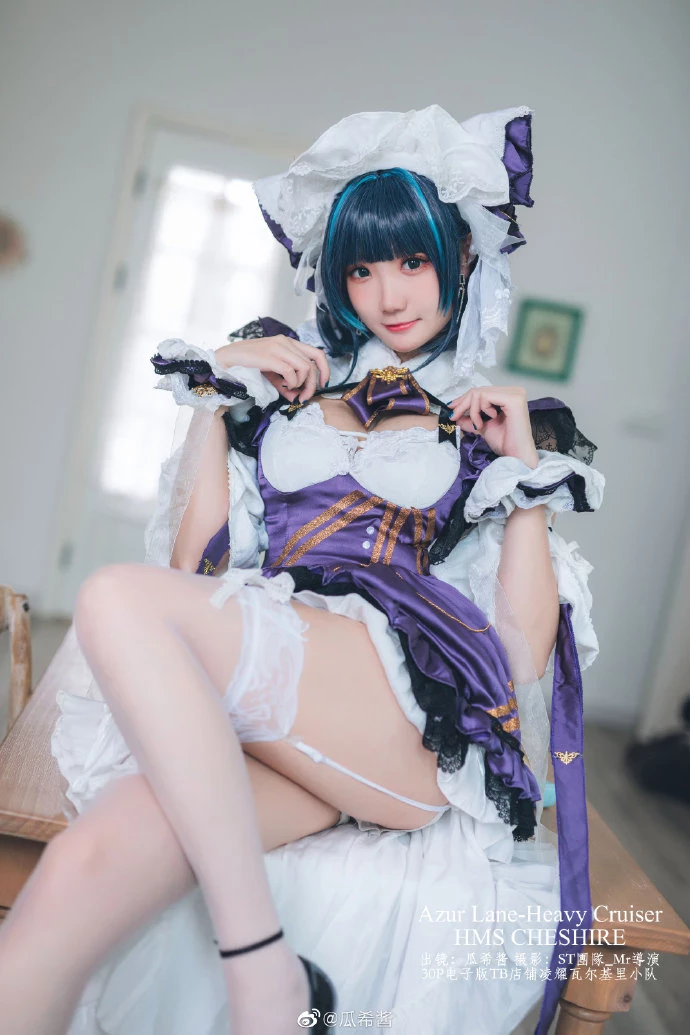 [COS]碧藍航線-柴郡cos_甜美的貓女僕：瓜希醬