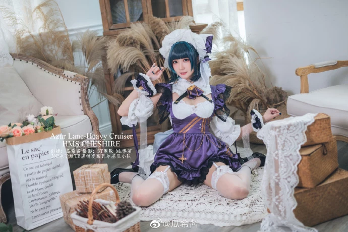 [COS]碧藍航線-柴郡cos_甜美的貓女僕：瓜希醬