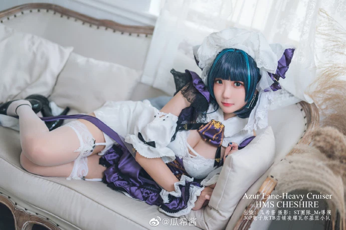 [COS]碧藍航線-柴郡cos_甜美的貓女僕：瓜希醬