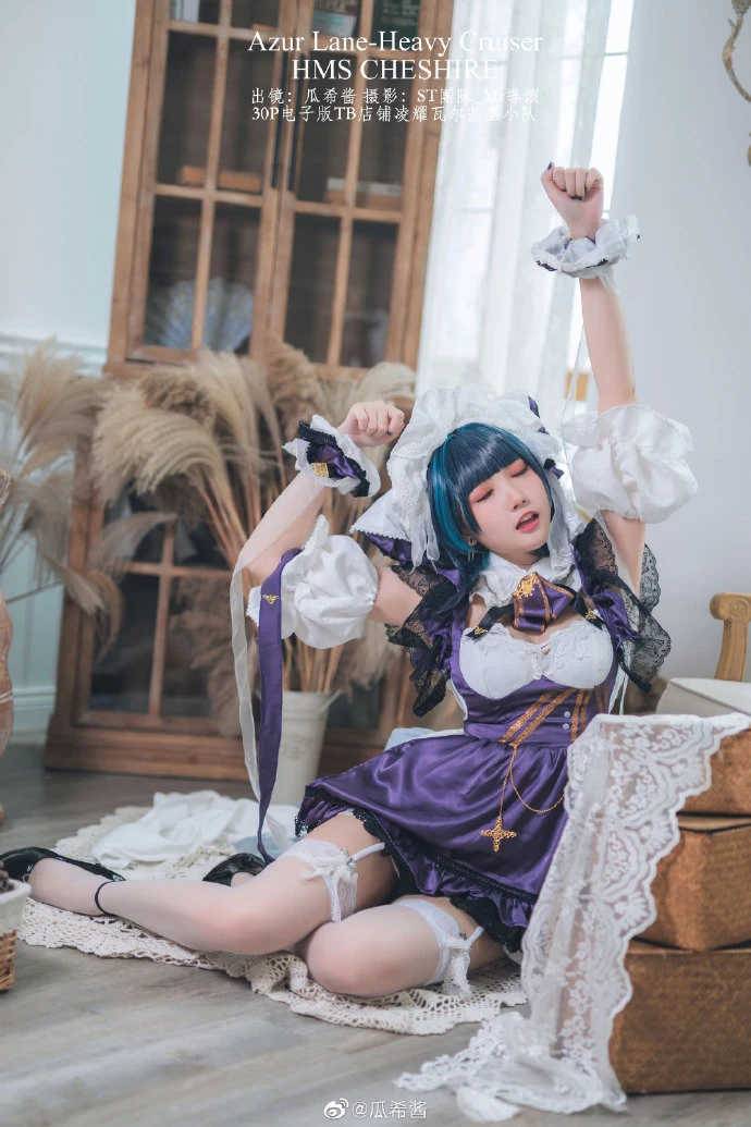 [COS]碧藍航線-柴郡cos_甜美的貓女僕：瓜希醬