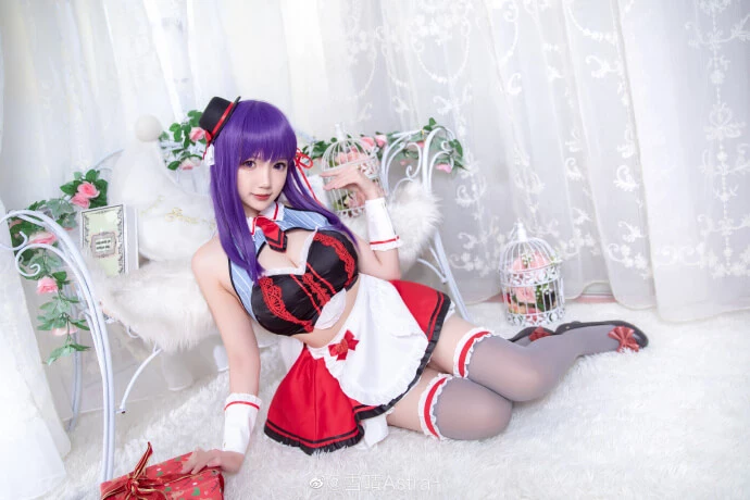 《Fate EXTRA》間桐櫻性感女僕Cosplay[CN：雪晴Astra] [9P]