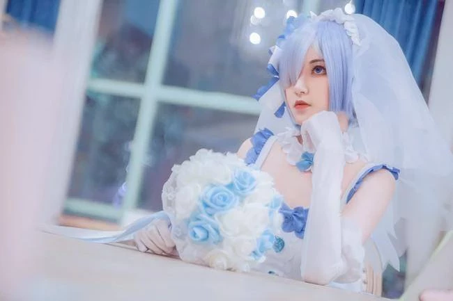 《Re：從零開始的異世界生活》雷姆花嫁Cosplay[CN：君珺] [15P]