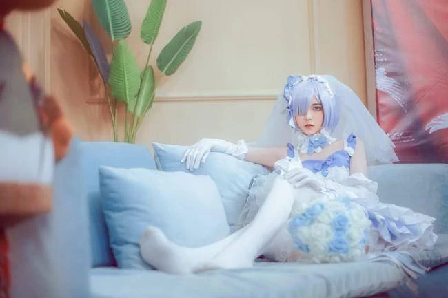 《Re：從零開始的異世界生活》雷姆花嫁Cosplay[CN：君珺] [15P]